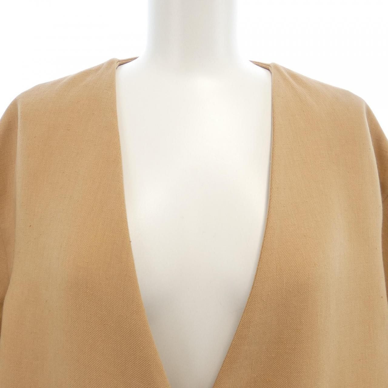 Hermes Hermes Hermes SUPPLE COAT Wool Coat Textile Outerwear DUTY FREE for USA Size ONE SIZE - 6 Thumbnail
