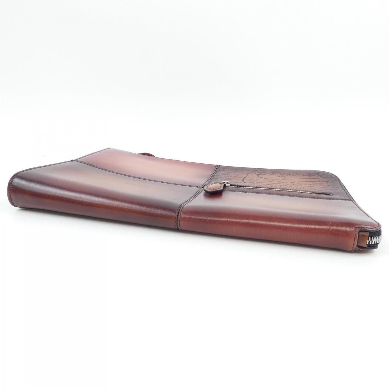 Berluti Berluti Berluti Nino TGM Scritto Leather Clutch Bag Leather Clutch Bag NINO TGM DUTY FREE for USA Size ONE SIZE - 4 Thumbnail