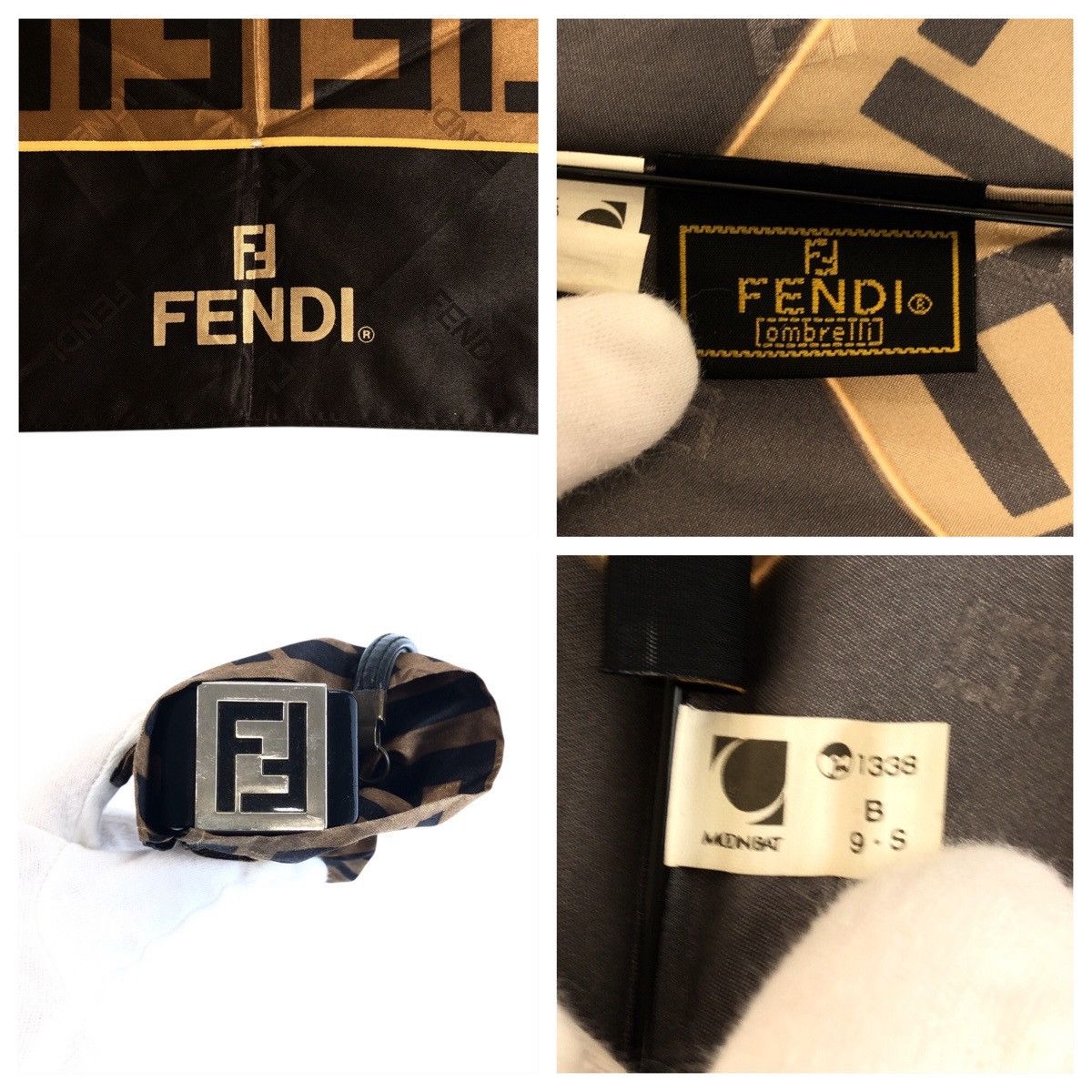 Fendi Fendi Fendi Zucca Folding Umbrella Plastic / Synthetic Other DUTY FREE for USA Size ONE SIZE - 4 Thumbnail