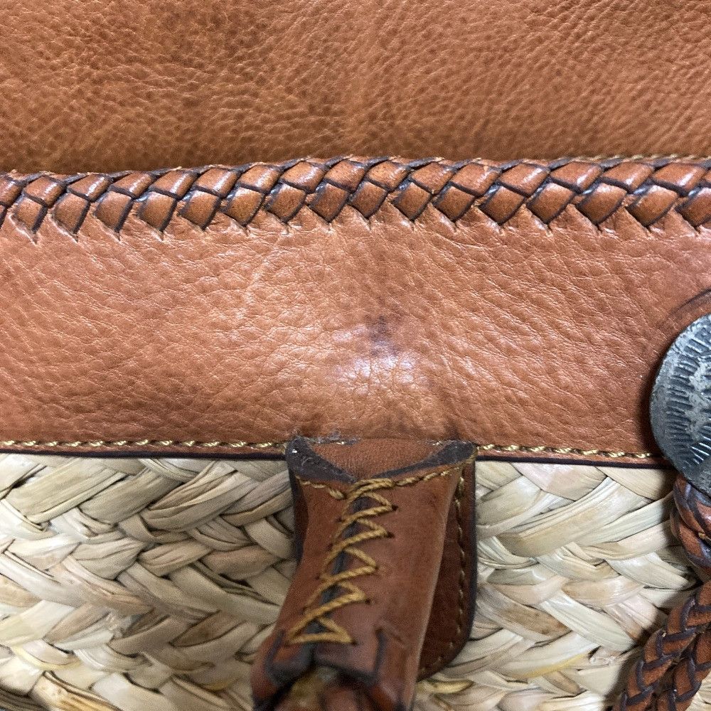 Ralph Lauren Ralph Lauren Ralph Lauren Wicker Basket Bag Plant-based Tote Bag DUTY FREE for USA Size ONE SIZE - 14 Thumbnail