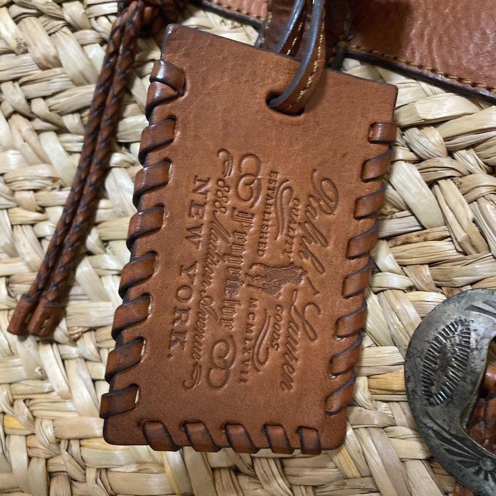 Ralph Lauren Ralph Lauren Ralph Lauren Wicker Basket Bag Plant-based Tote Bag DUTY FREE for USA Size ONE SIZE - 2 Thumbnail