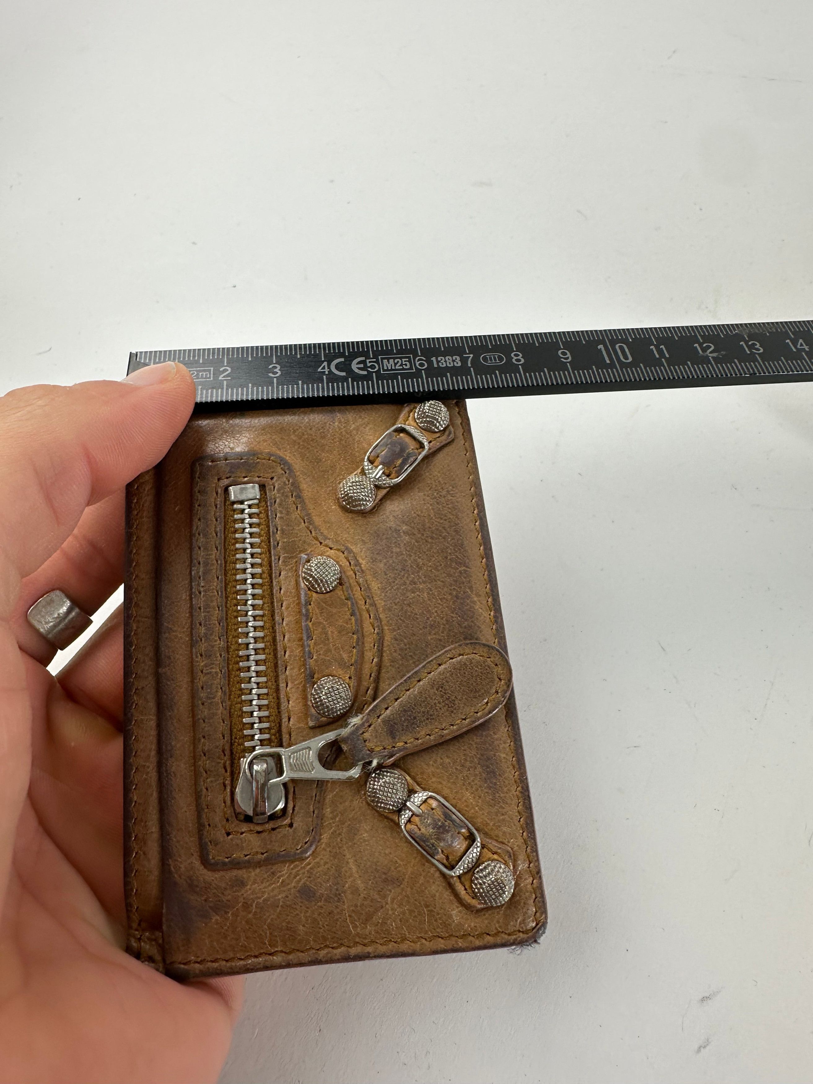 Balenciaga Vintage Leather City Card Holder Brown Size ONE SIZE - 7 Thumbnail
