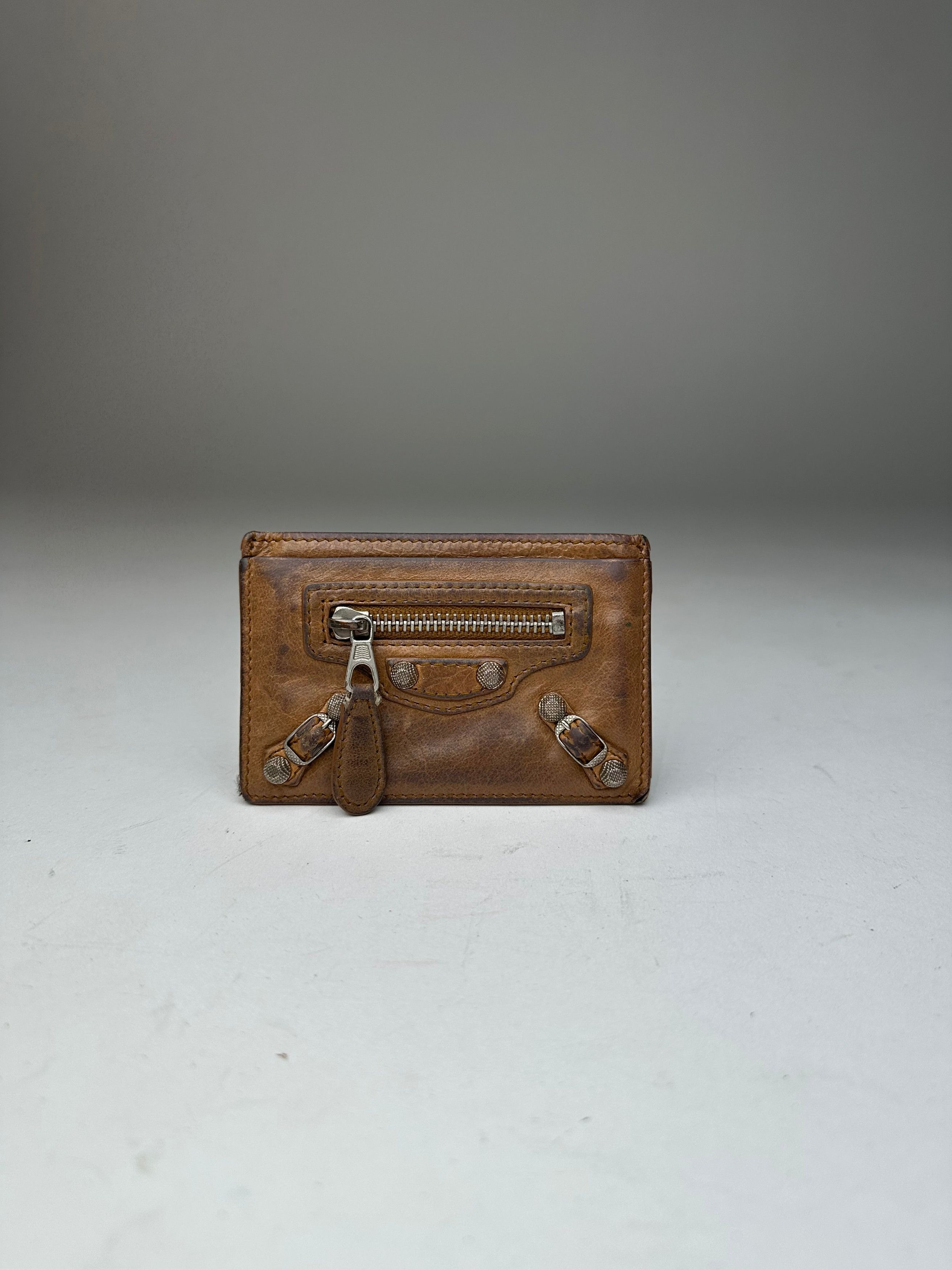 Balenciaga Vintage Leather City Card Holder Brown Size ONE SIZE - 5 Thumbnail