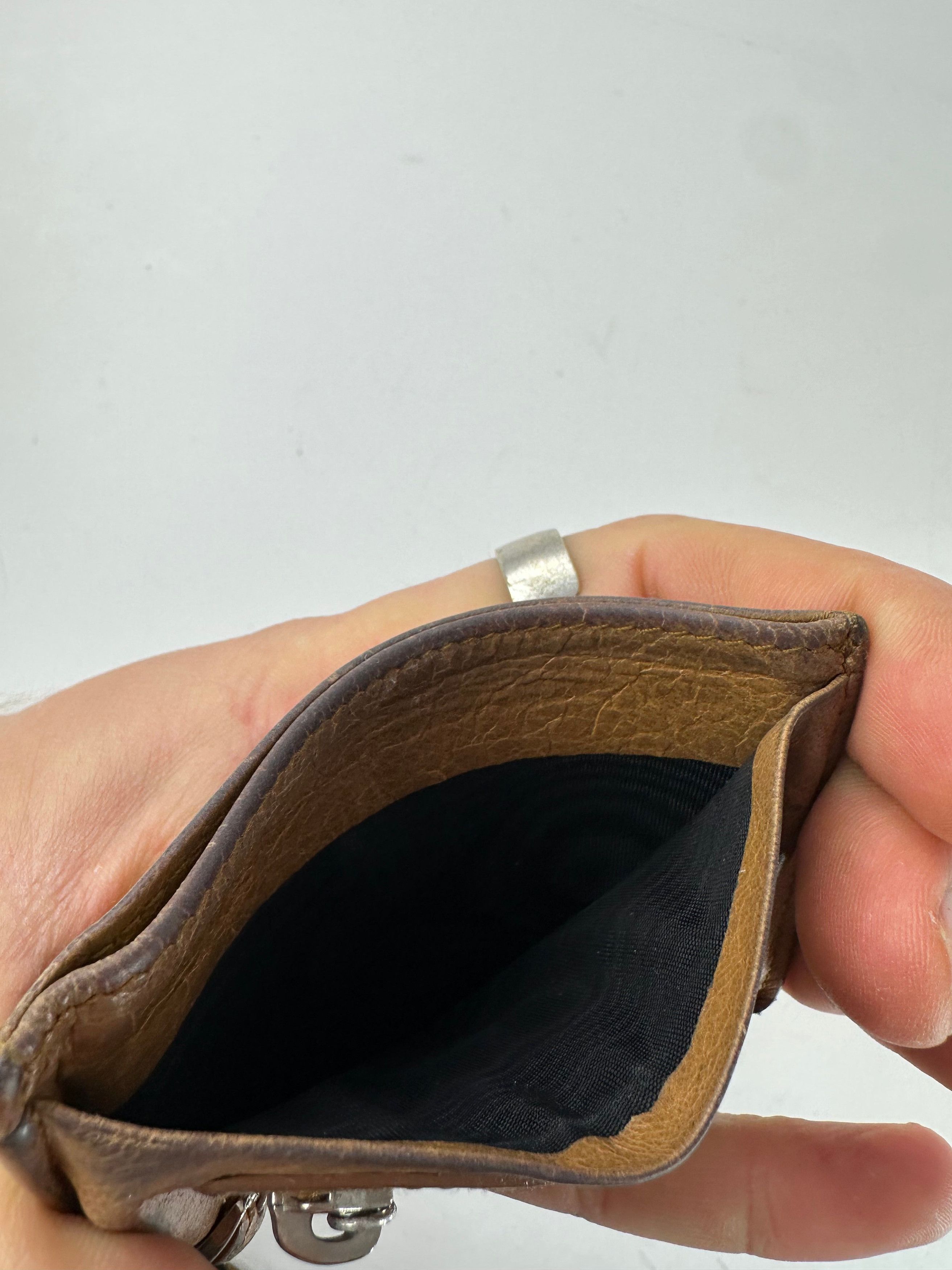 Balenciaga Vintage Leather City Card Holder Brown Size ONE SIZE - 4 Thumbnail