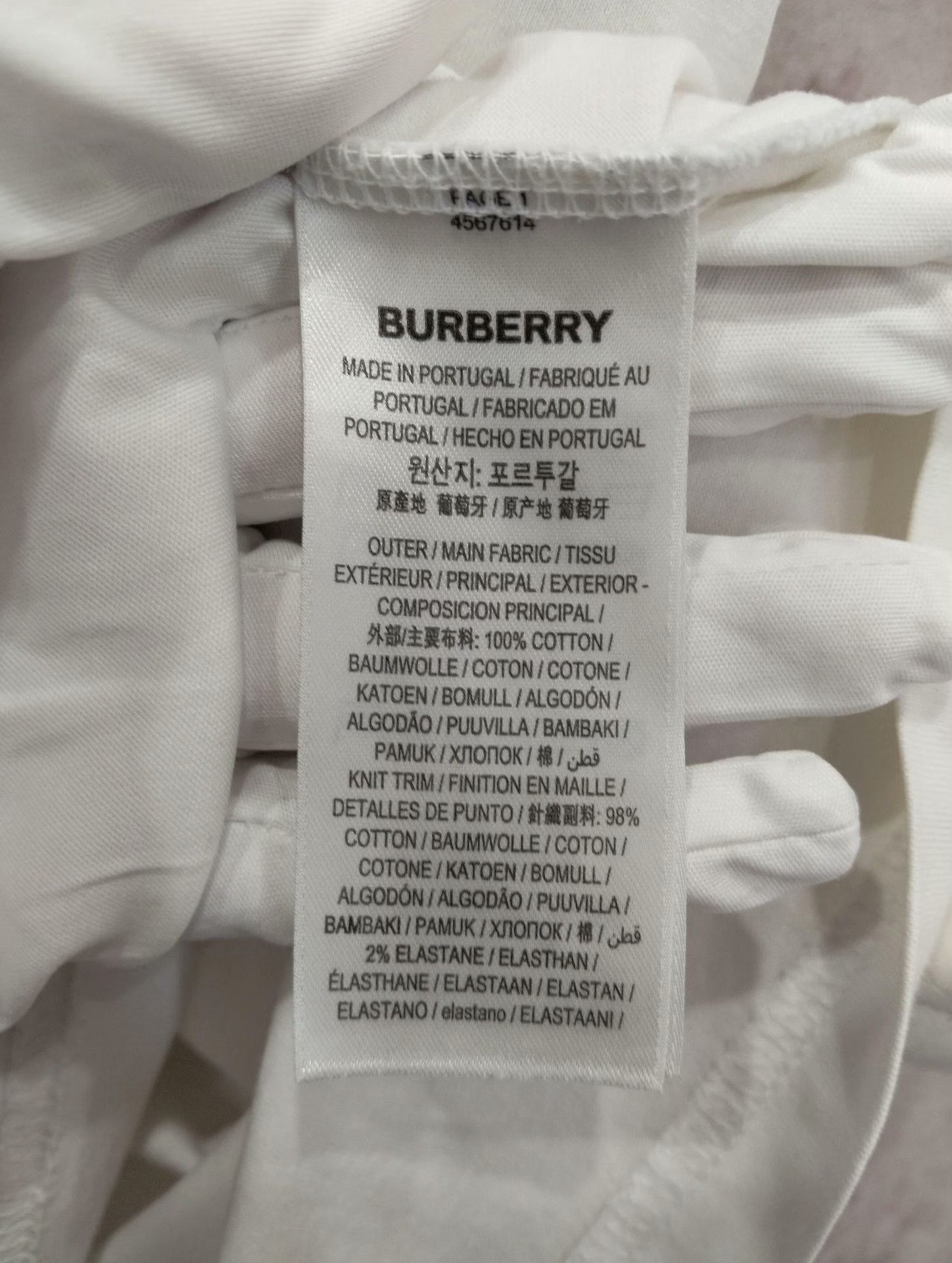 Burberry Burberry T-Shirt XS Women Size XS / US 0-2 / IT 36-38 - 5 Thumbnail