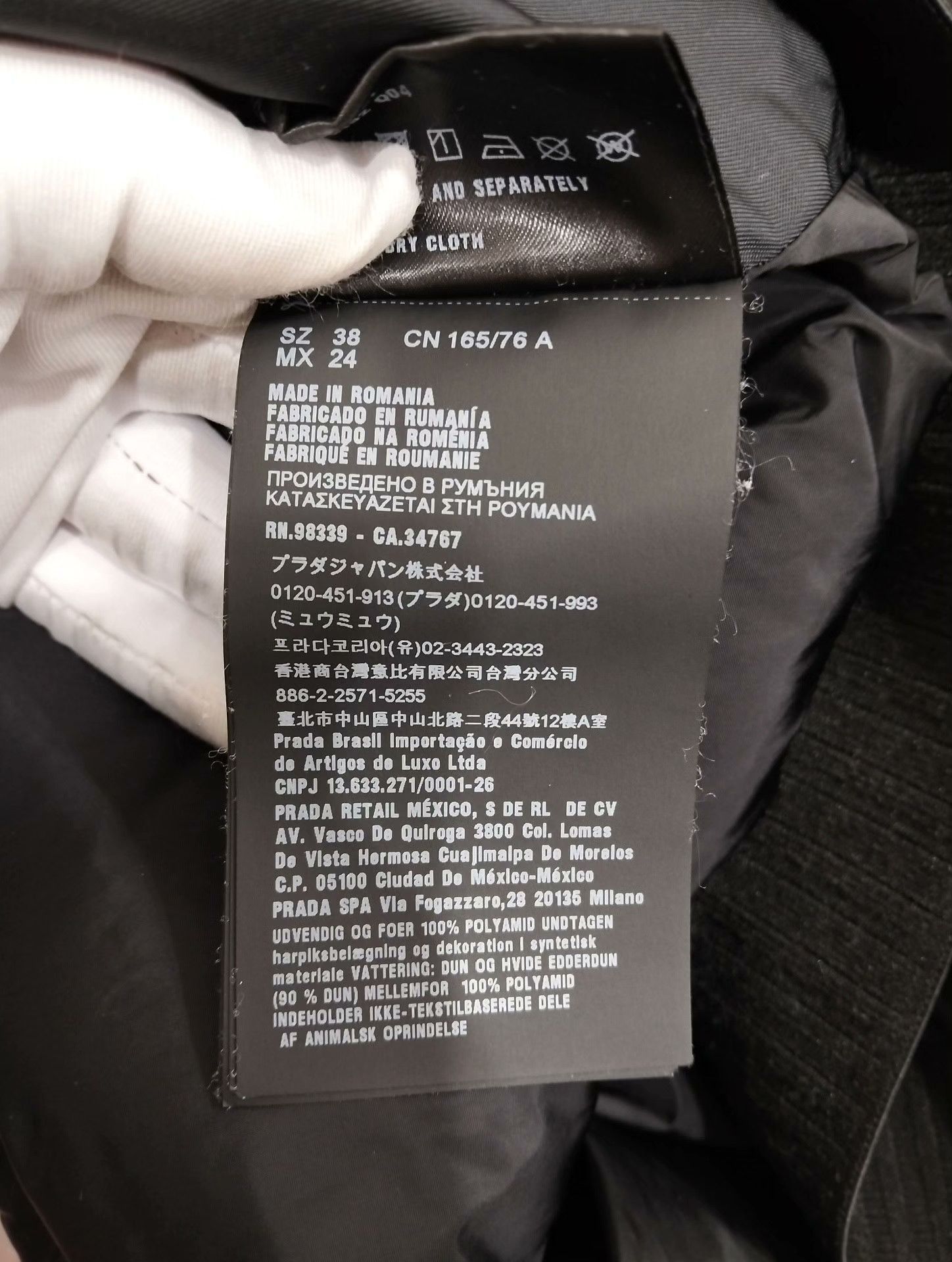 Prada Prada Down Heavy Coat 38 Men Size US S / EU 44-46 / 1 - 5 Thumbnail