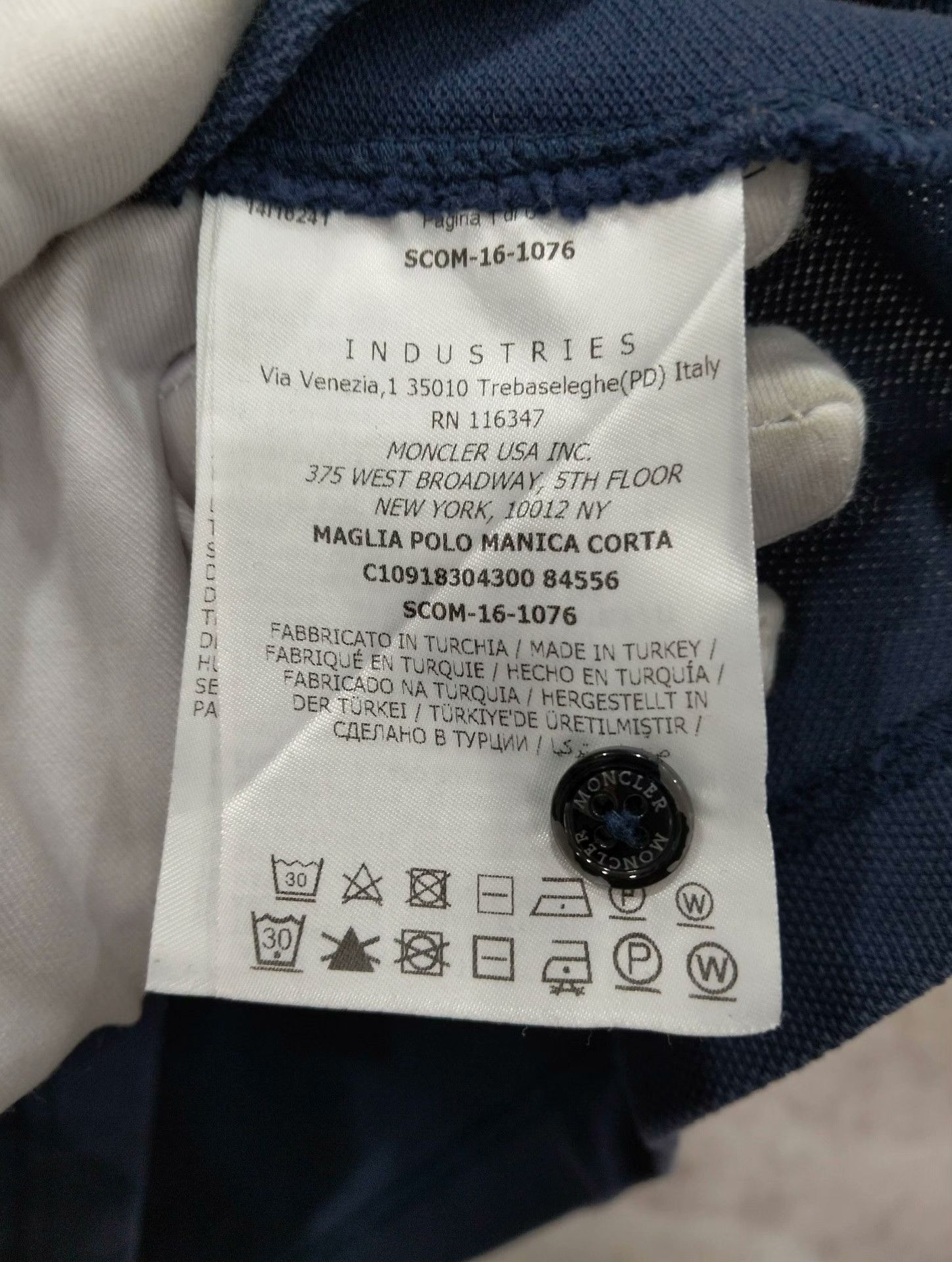 Moncler Moncler Polo S Men Size US S / EU 44-46 / 1 - 3 Thumbnail