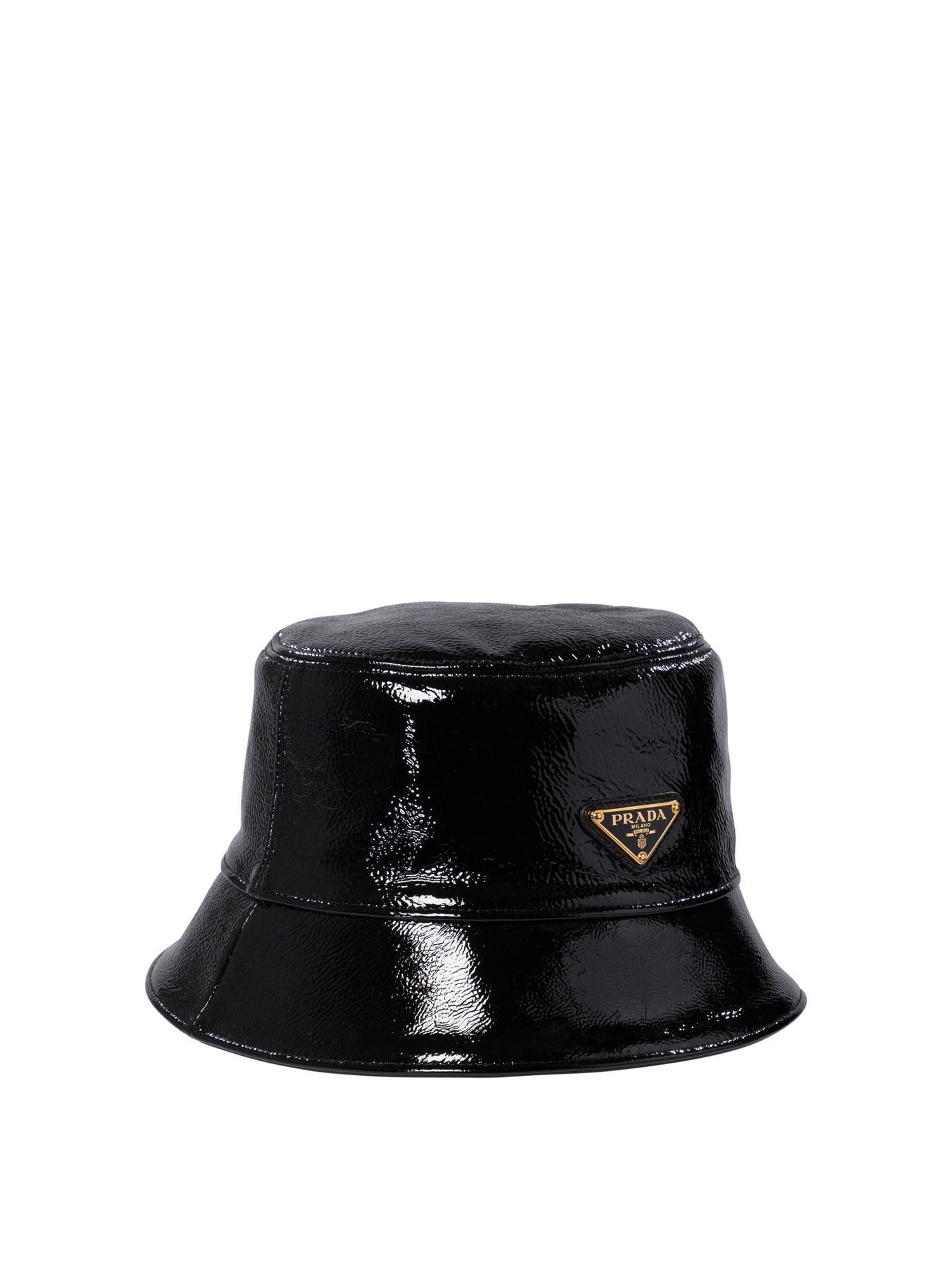 Prada Prada Naplak Patent Leather Bucket Hat tag size M Women - USA Duties Paid Size ONE SIZE - 2 Thumbnail