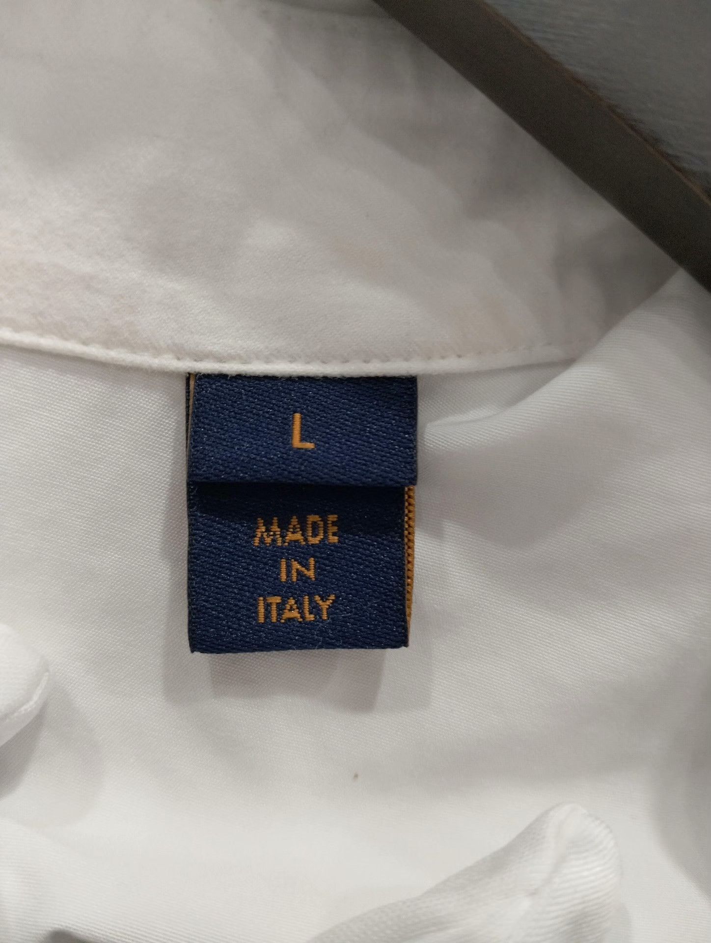 Louis Vuitton Louis Vuitton White Shirt L Men Size US L / EU 52-54 / 3 - 4 Thumbnail