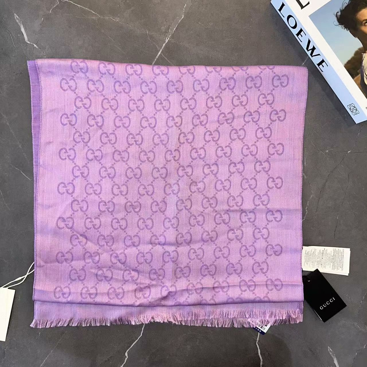 Gucci Gucci Wool Scarf M Men Size ONE SIZE - 6 Thumbnail