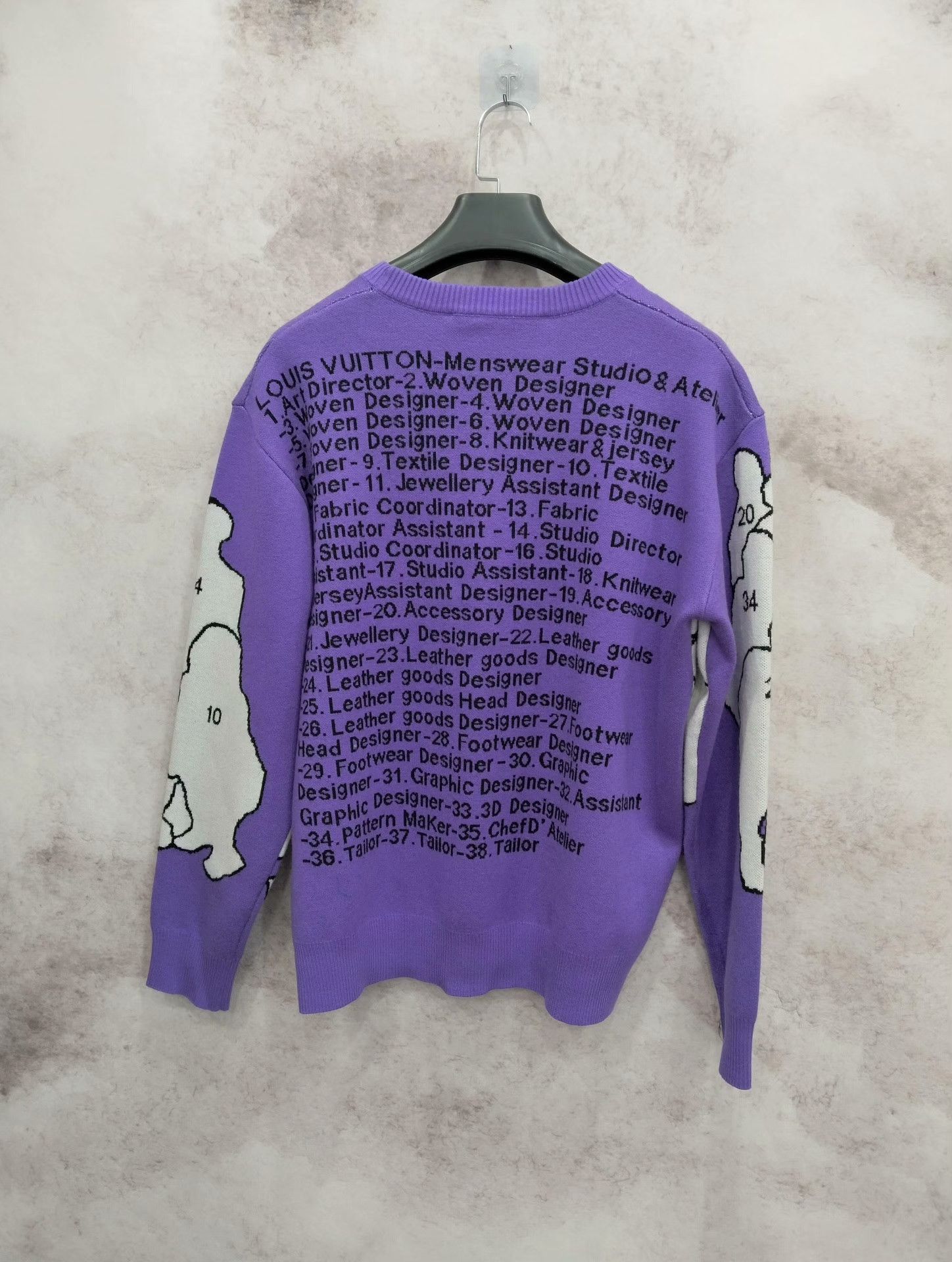 Louis Vuitton Louis Vuitton Purple Sweater M Women Size M / US 6-8 / IT 42-44 - 2 Thumbnail