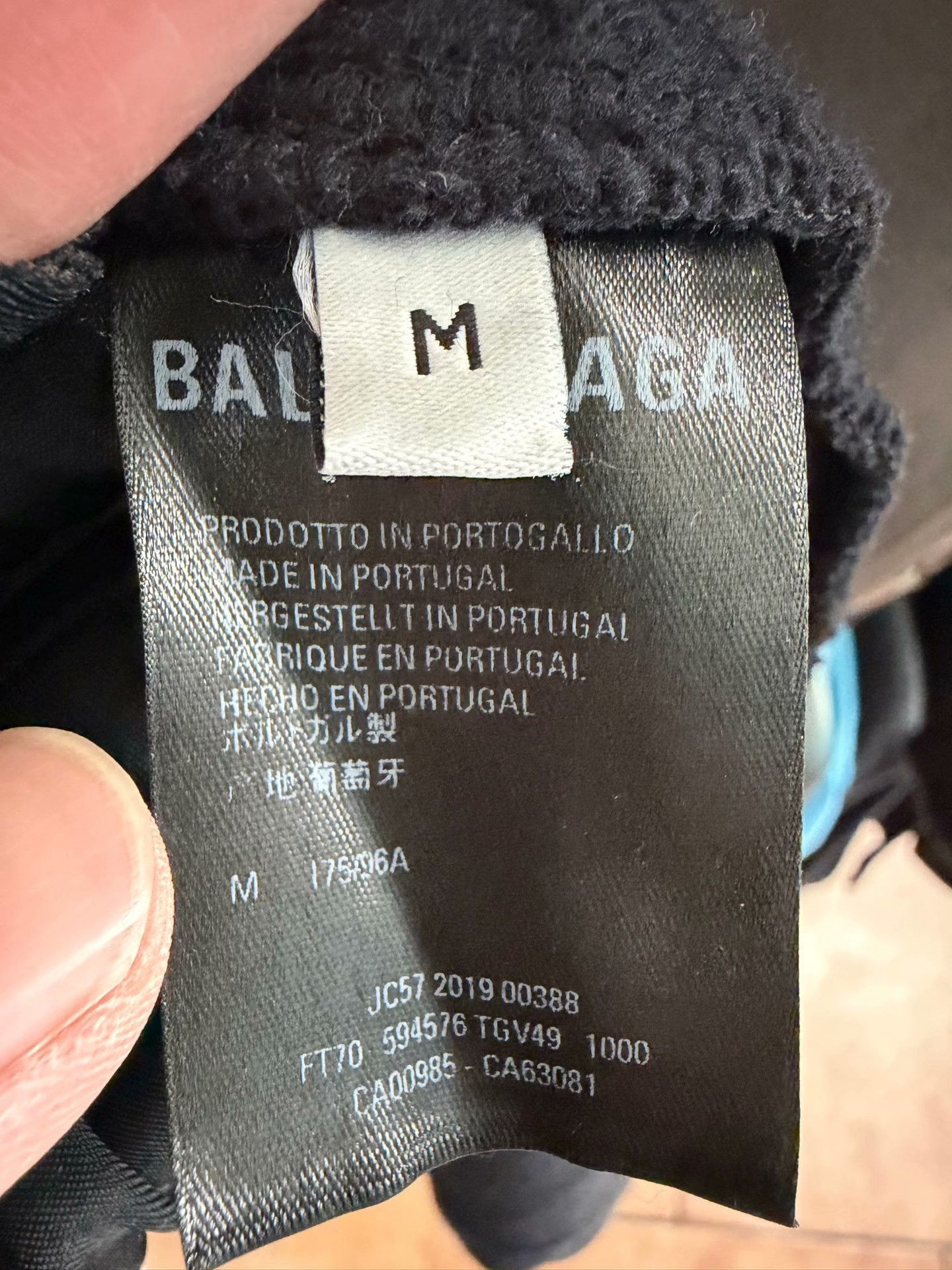 Balenciaga Balenciaga Retro Black Hoodie M Men Size US M / EU 48-50 / 2 - 4 Thumbnail