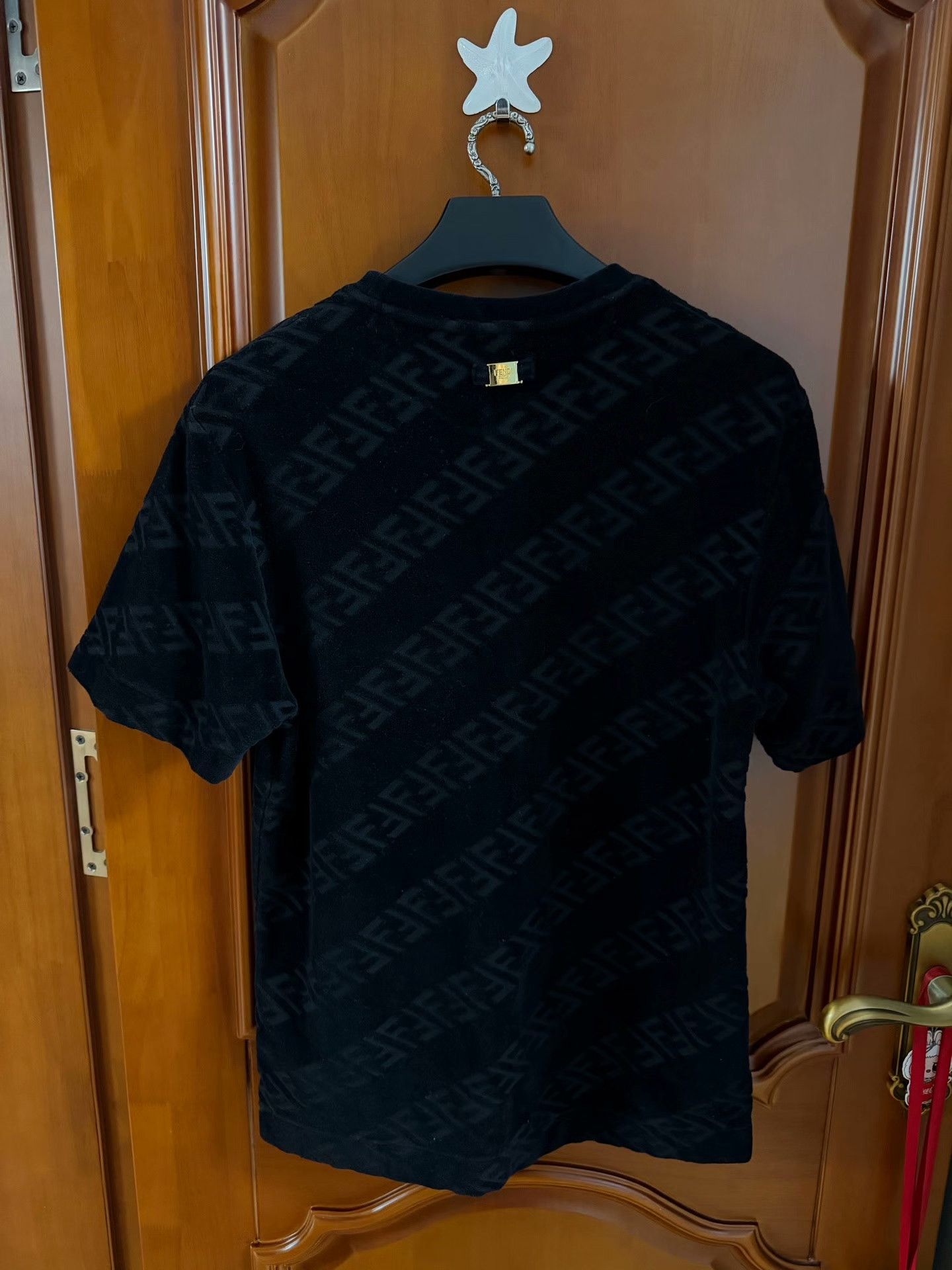 Fendi Fendi Retro Black T-Shirt S Women Size S / US 4 / IT 40 - 2 Thumbnail