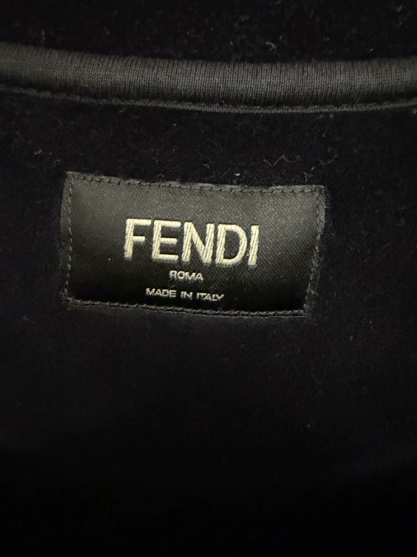 Fendi Fendi Retro Black T-Shirt S Women Size S / US 4 / IT 40 - 3 Thumbnail