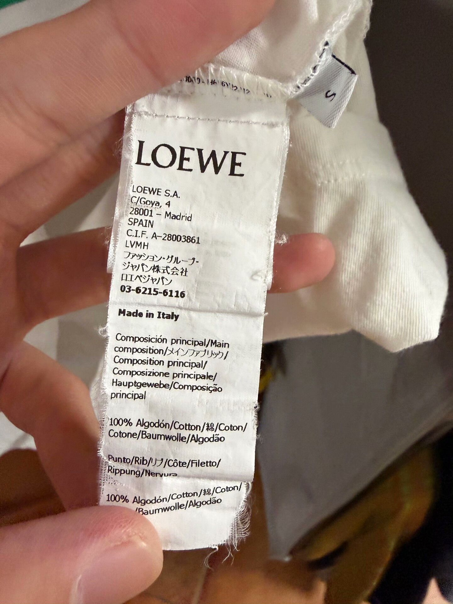 Loewe Loewe Retro Striped Multi T-Shirt S Women Size S / US 4 / IT 40 - 4 Thumbnail
