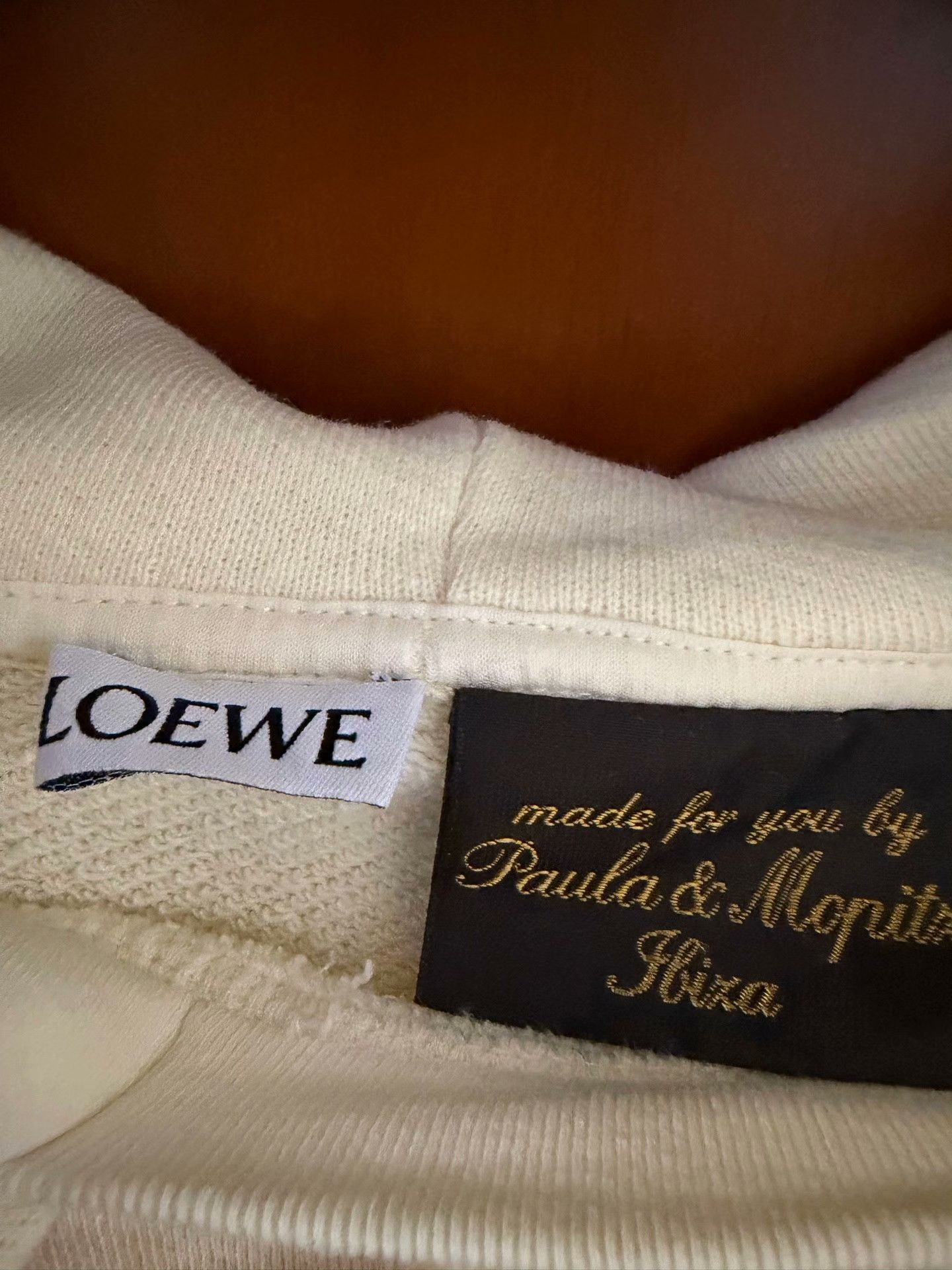 Loewe Loewe White Hoodie L Women Size L / US 10 / IT 46 - 3 Thumbnail