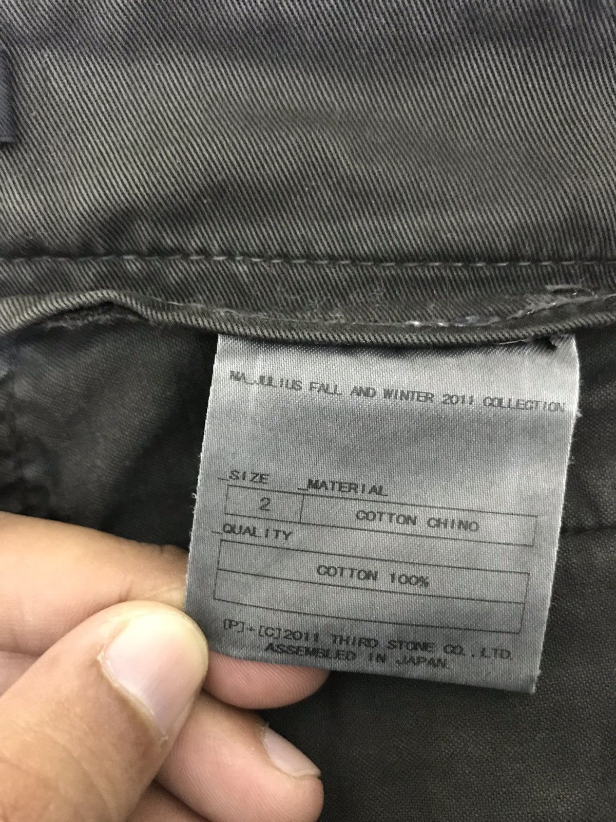 Julius Julius Gas Mask Cargo Slim Pant Made in Japan Size US 31 - 10 Thumbnail