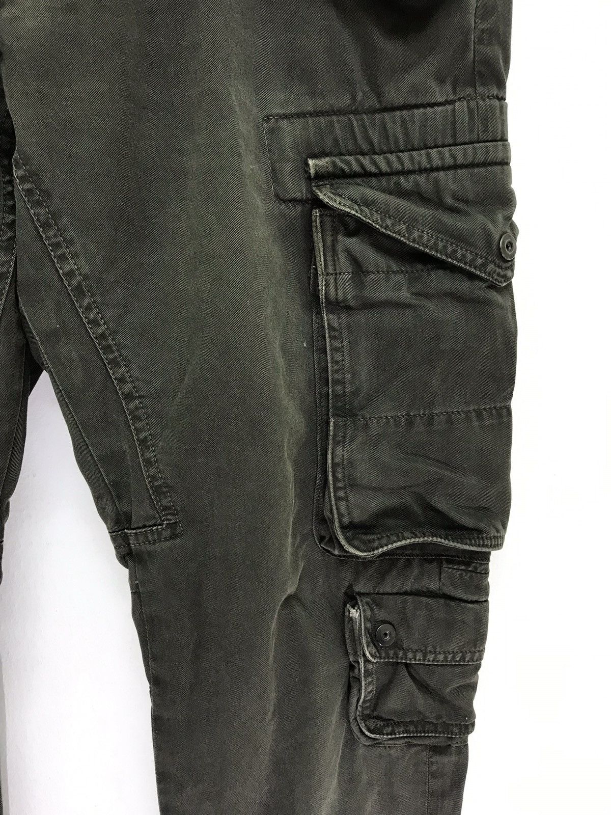 Julius Julius Gas Mask Cargo Slim Pant Made in Japan Size US 31 - 4 Thumbnail