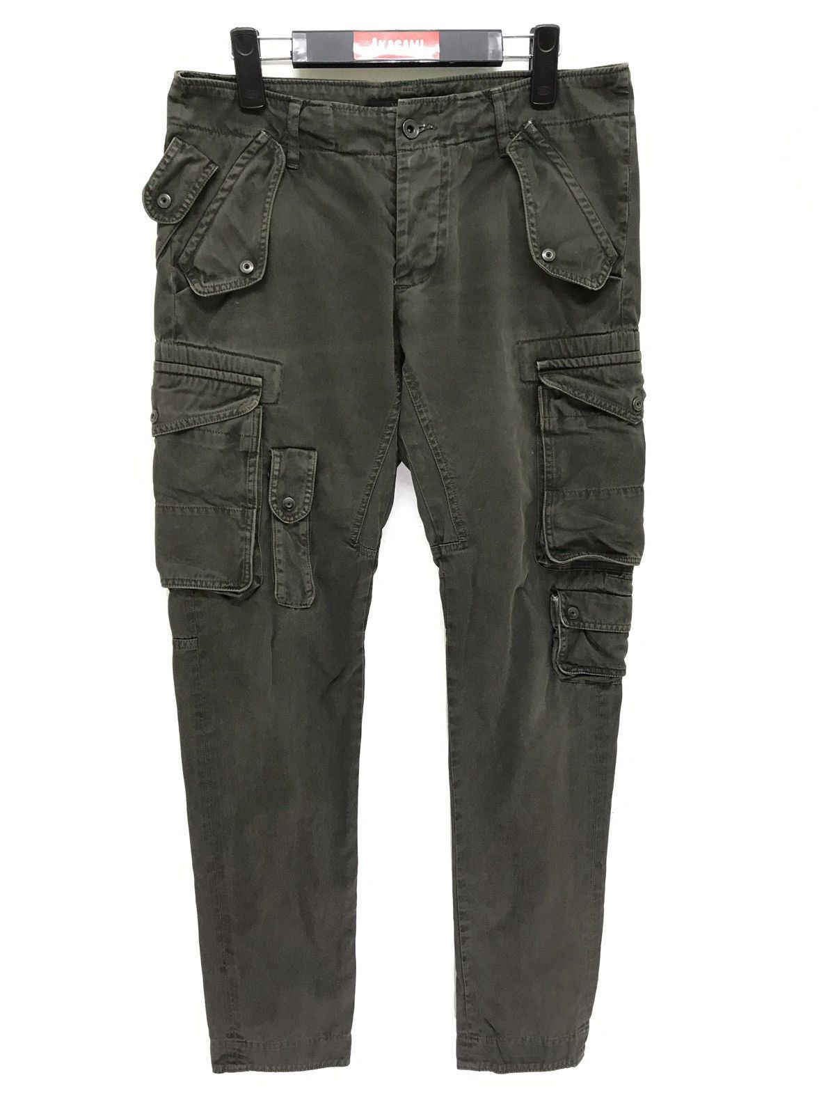 Julius Julius Gas Mask Cargo Slim Pant Made in Japan Size US 31 - 2 Thumbnail