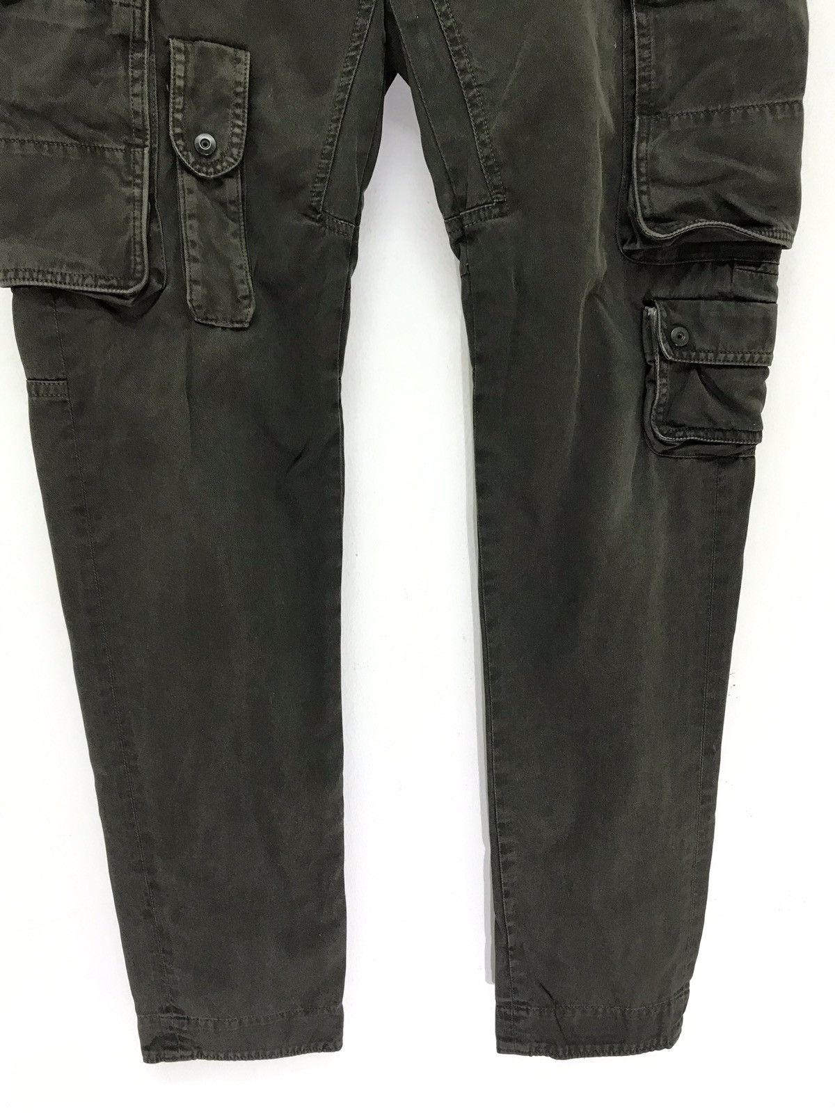 Julius Julius Gas Mask Cargo Slim Pant Made in Japan Size US 31 - 3 Thumbnail