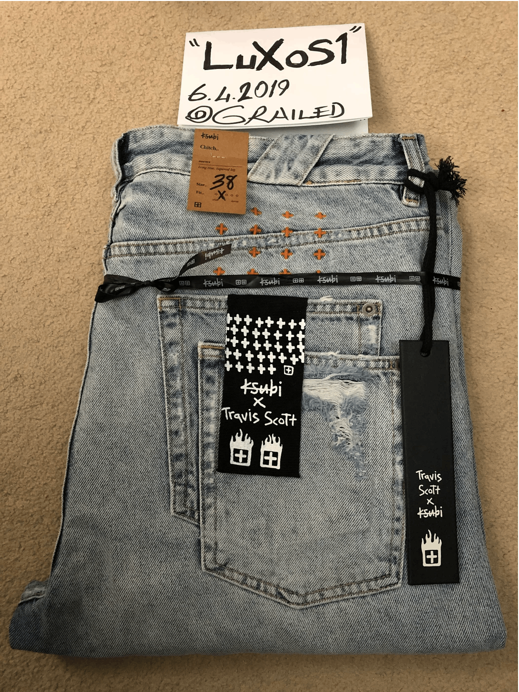 Ksubi × Travis Scott Ksubi x Travis Scott Ripped Citch Jeans | Grailed