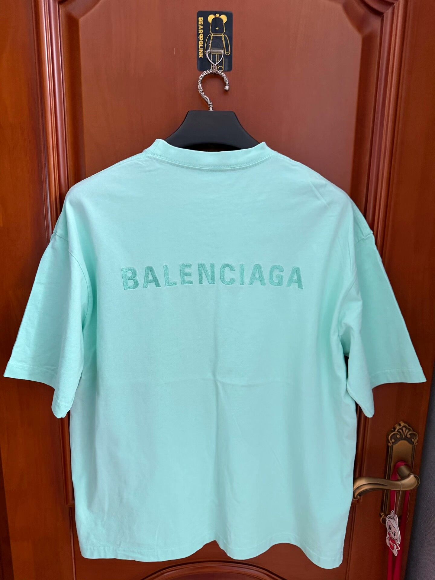 Balenciaga Balenciaga Retro Embroidered Green T-Shirt M Men Size US M / EU 48-50 / 2 - 2 Thumbnail