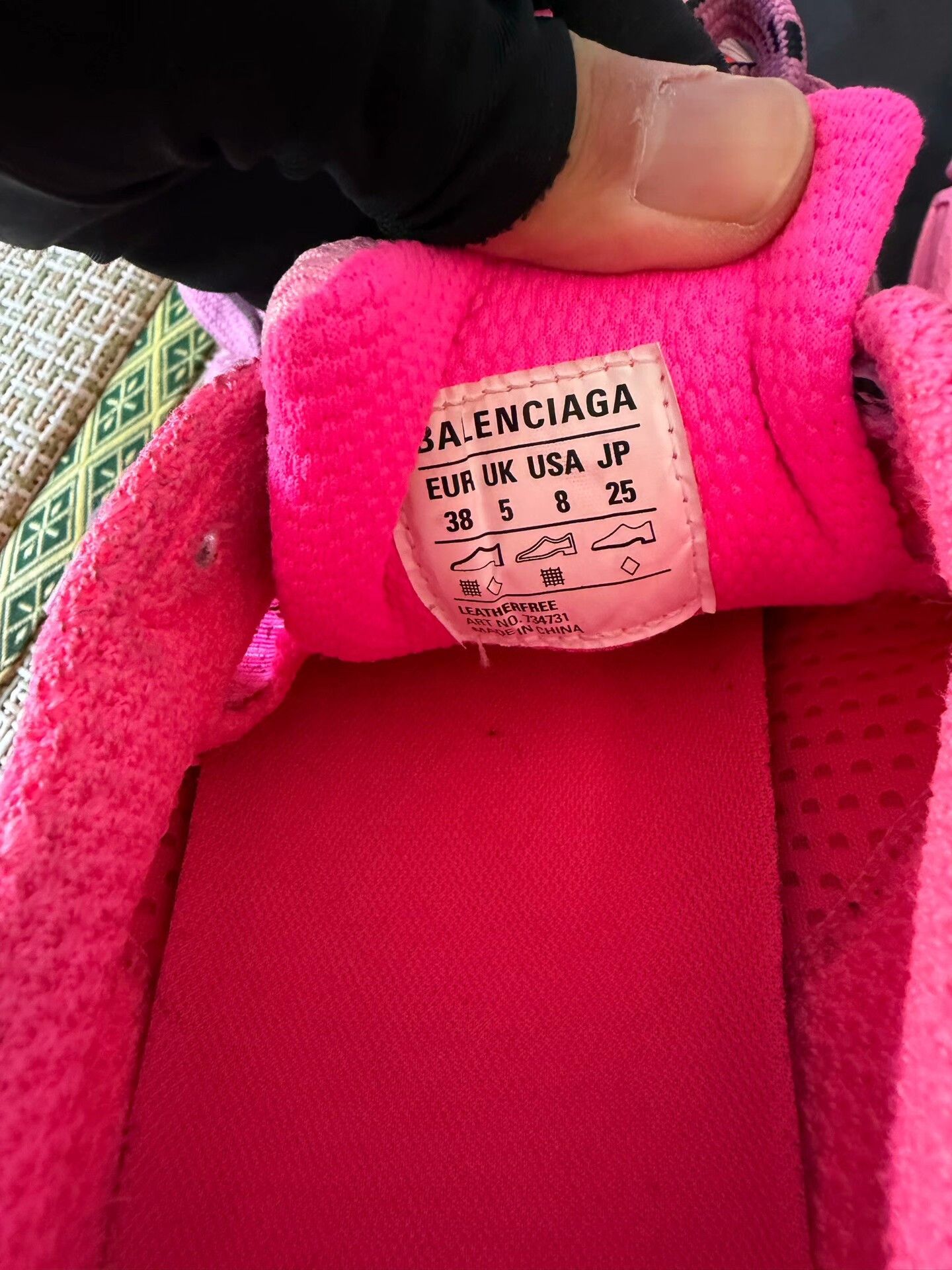 Balenciaga Balenciaga Pink Lowtop Sneakers XXXL Women Size US 8 / IT 38 - 8 Thumbnail