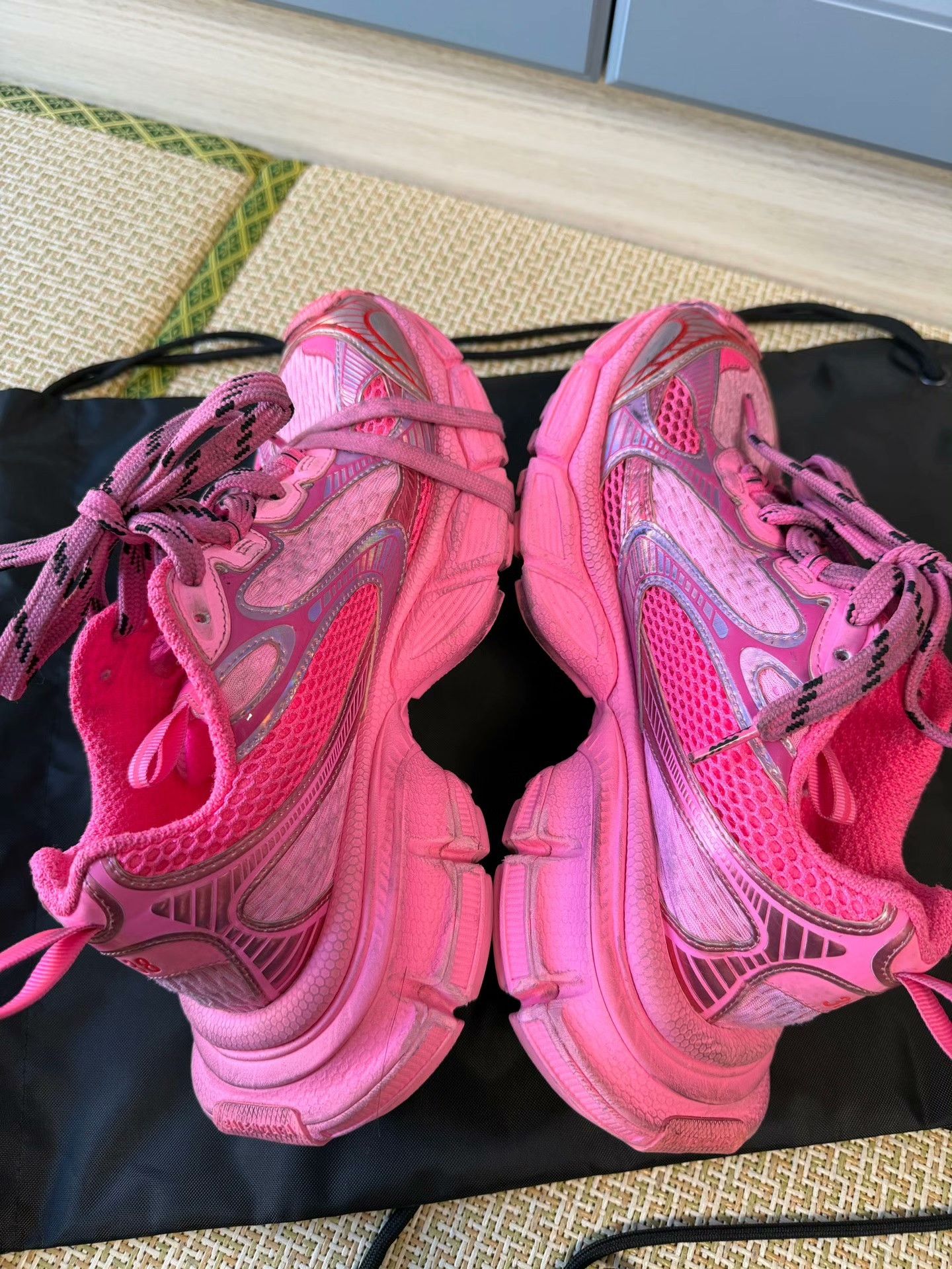 Balenciaga Balenciaga Pink Lowtop Sneakers XXXL Women Size US 8 / IT 38 - 6 Thumbnail