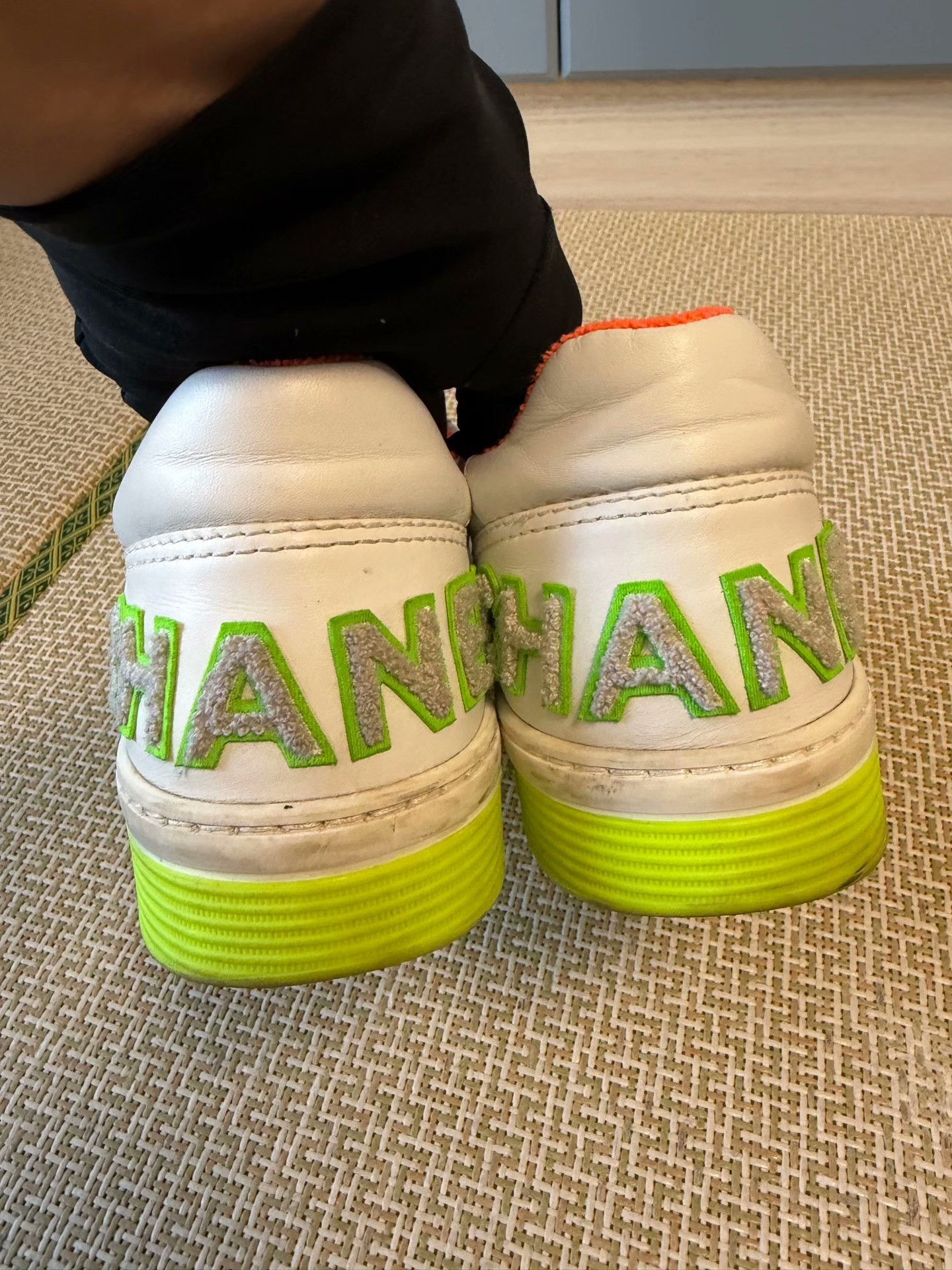Chanel Chanel Rainbow Multi Lowtop Sneakers 38 Women Size US 7.5 / IT 37.5 - 5 Thumbnail
