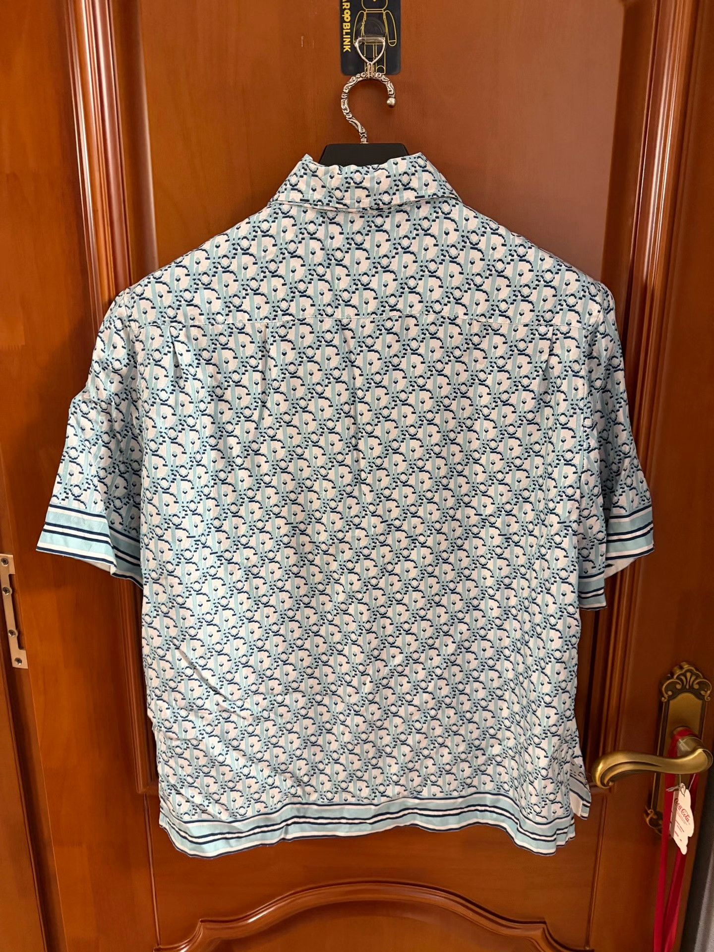 Dior Dior Silk Blue Shirt 39 Men Size US M / EU 48-50 / 2 - 2 Thumbnail
