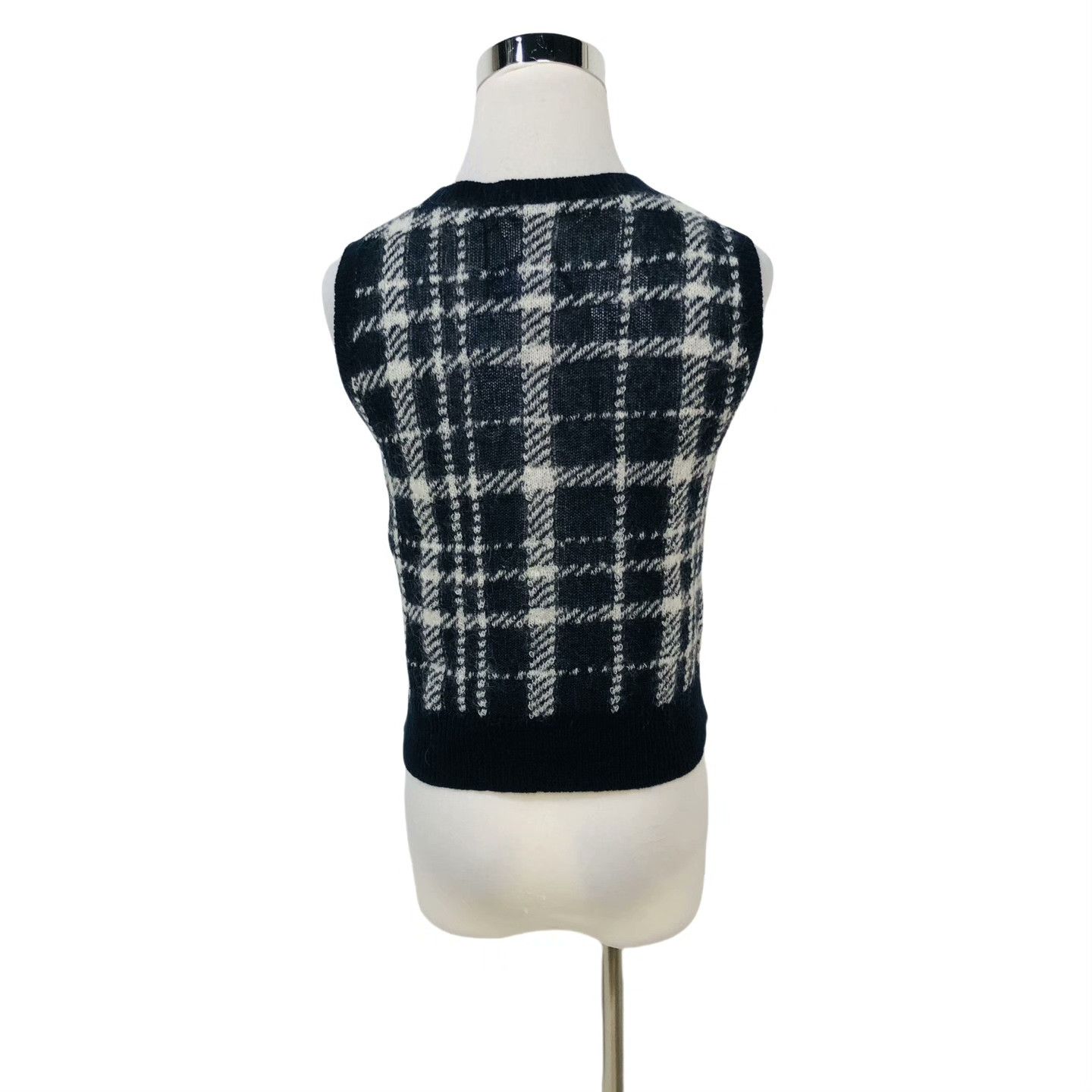 Dior Dior Wool Plaid Tank Top S Women Size S / US 4 / IT 40 - 2 Thumbnail