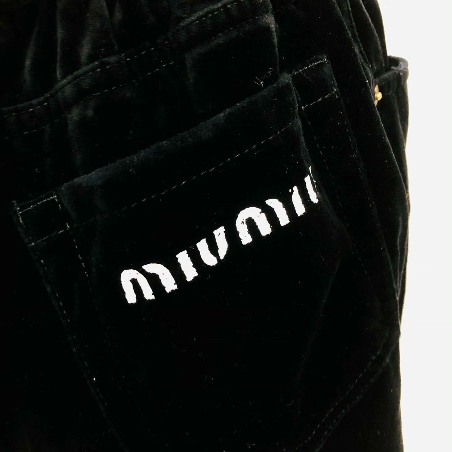 Miu Miu Miu Miu Retro Pants 38 Women Size 38" / US 16 / IT 52 - 5 Thumbnail