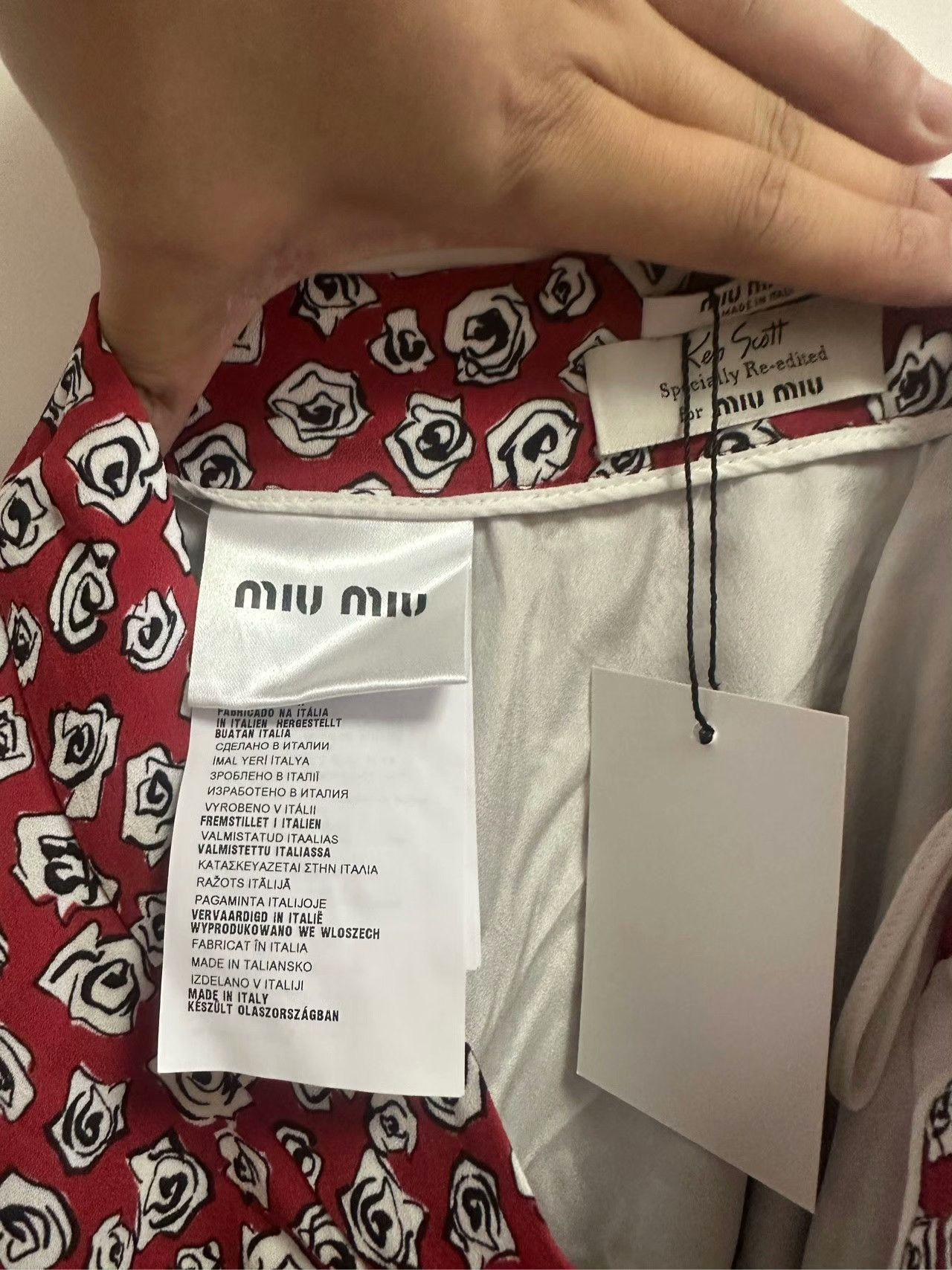 Miu Miu Miu Miu Collab Skirt S Women Size 26" / US 2 / IT 38 - 7 Thumbnail