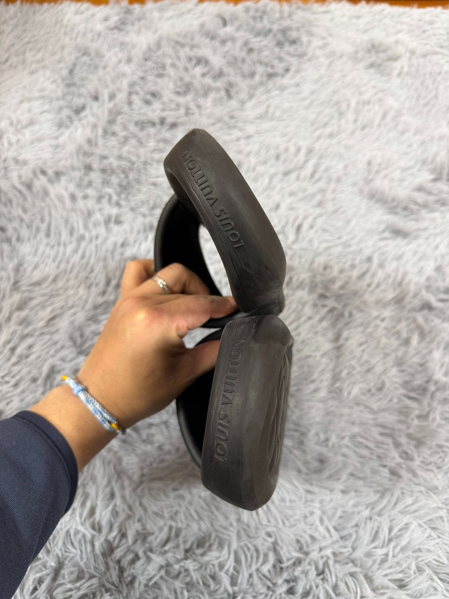 Louis Vuitton Louis Vuitton Black Sandals 40 Men Size US 7.5 / EU 40-41 - 2 Thumbnail