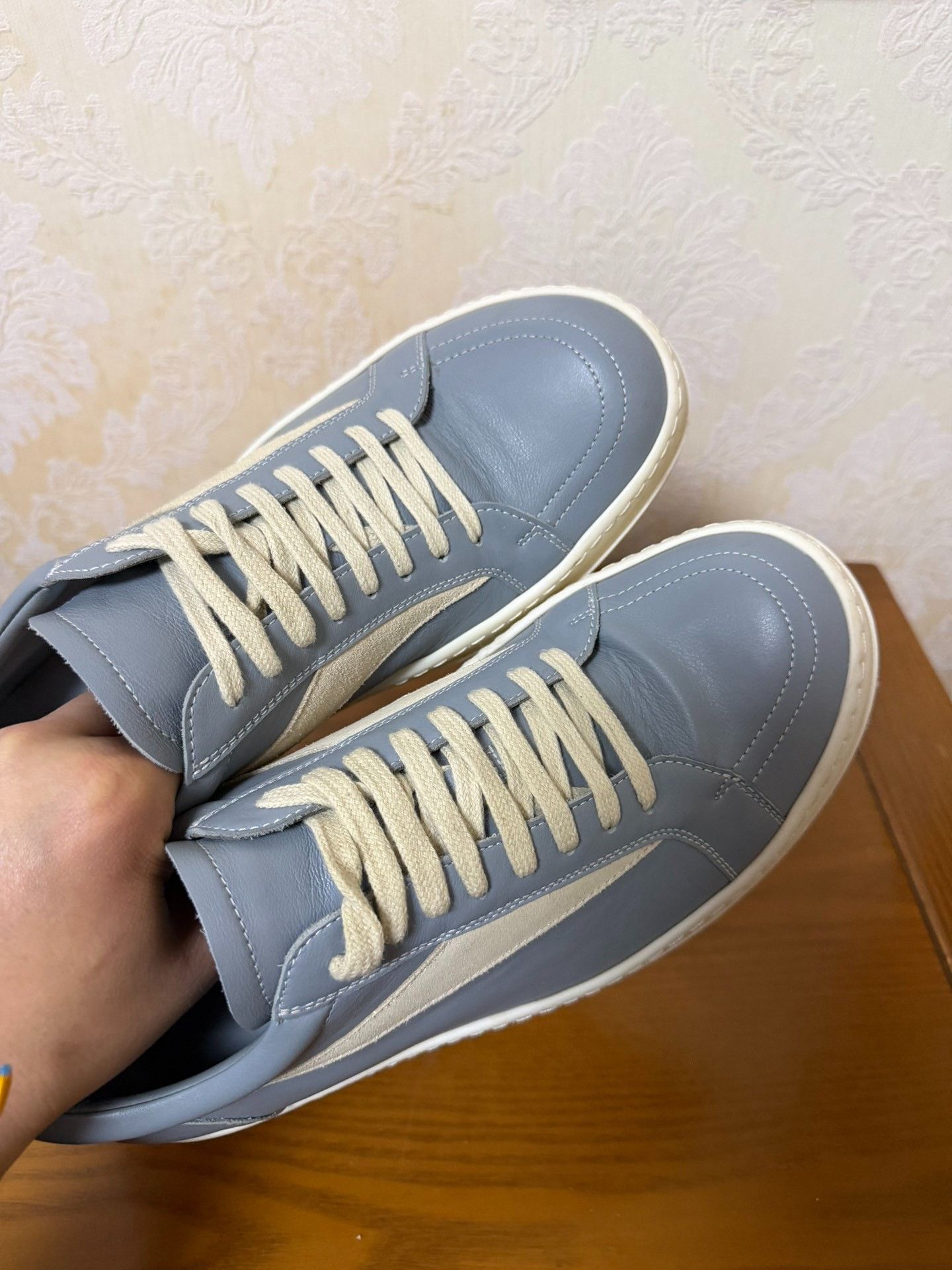 Rick Owens Rick Owens Blue Lowtop Sneakers 9 Men Size US 9 / EU 42 - 5 Thumbnail