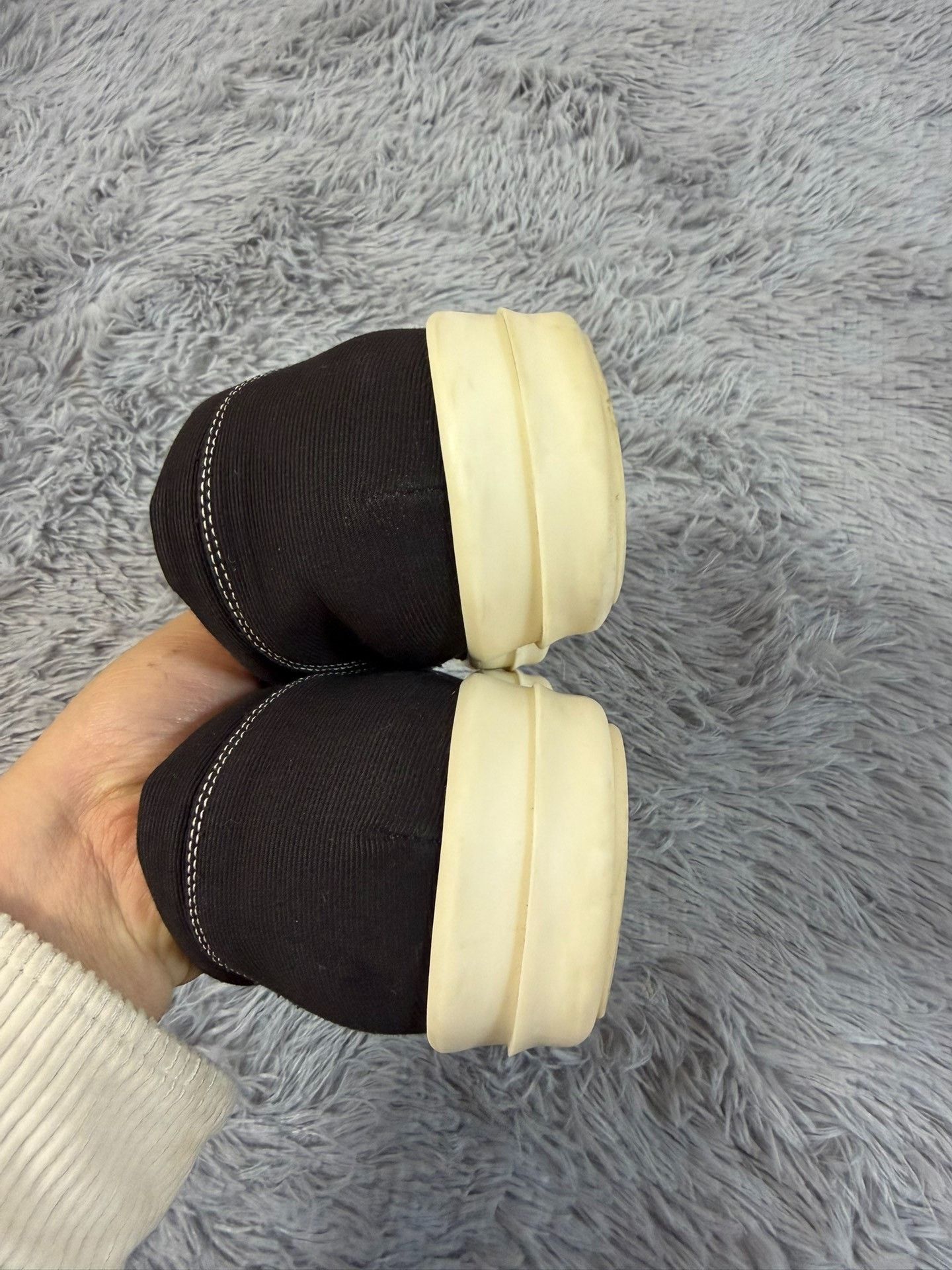 Rick Owens Rick Owens Black Lowtop Sneakers 44 Men Size US 10.5 / EU 43-44 - 4 Thumbnail