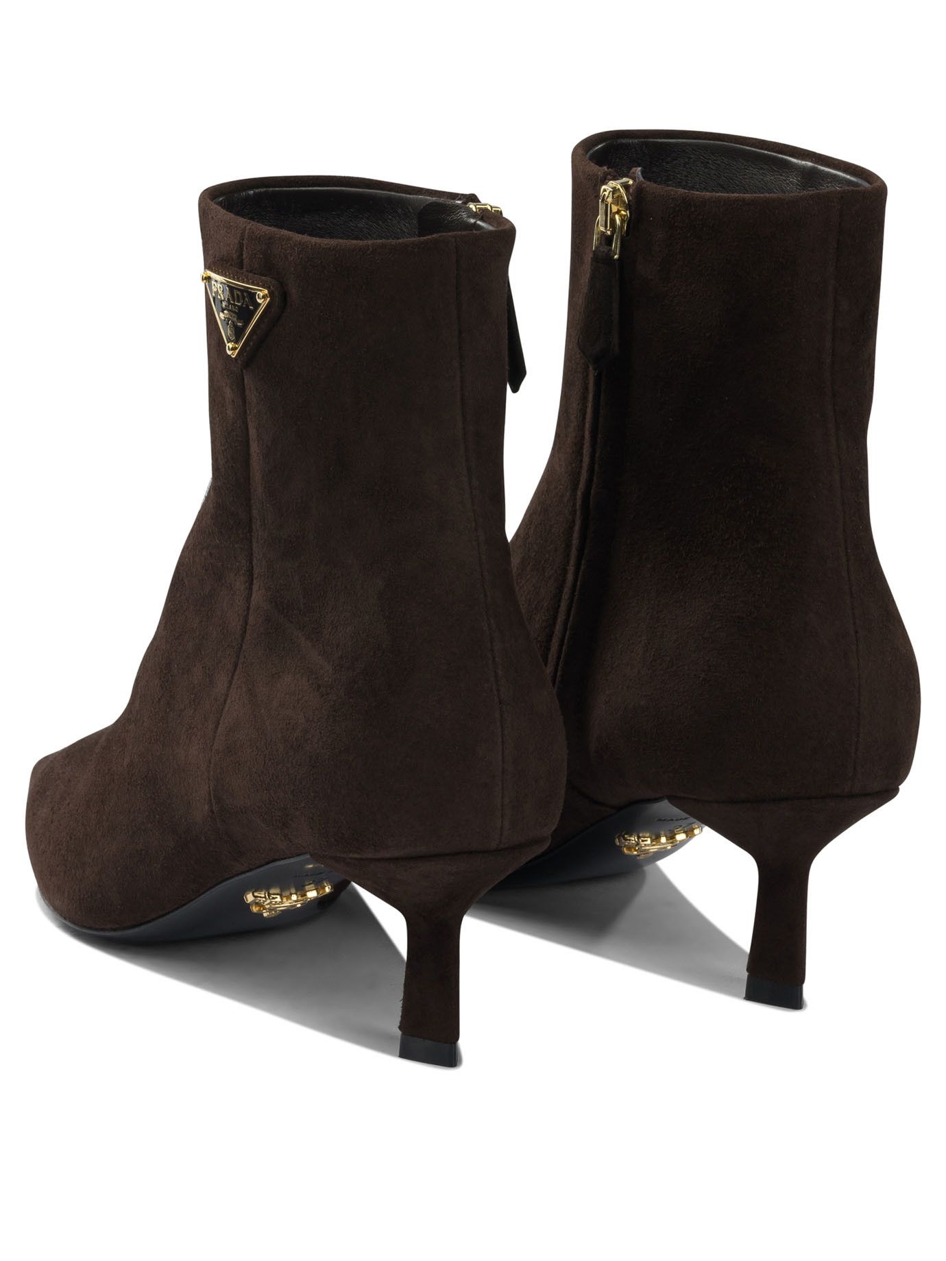 Prada Prada Logo Leather Ankle Boots 30 Mm IT 36 Women - USA Duties Paid Size US 6 / IT 36 - 4 Thumbnail
