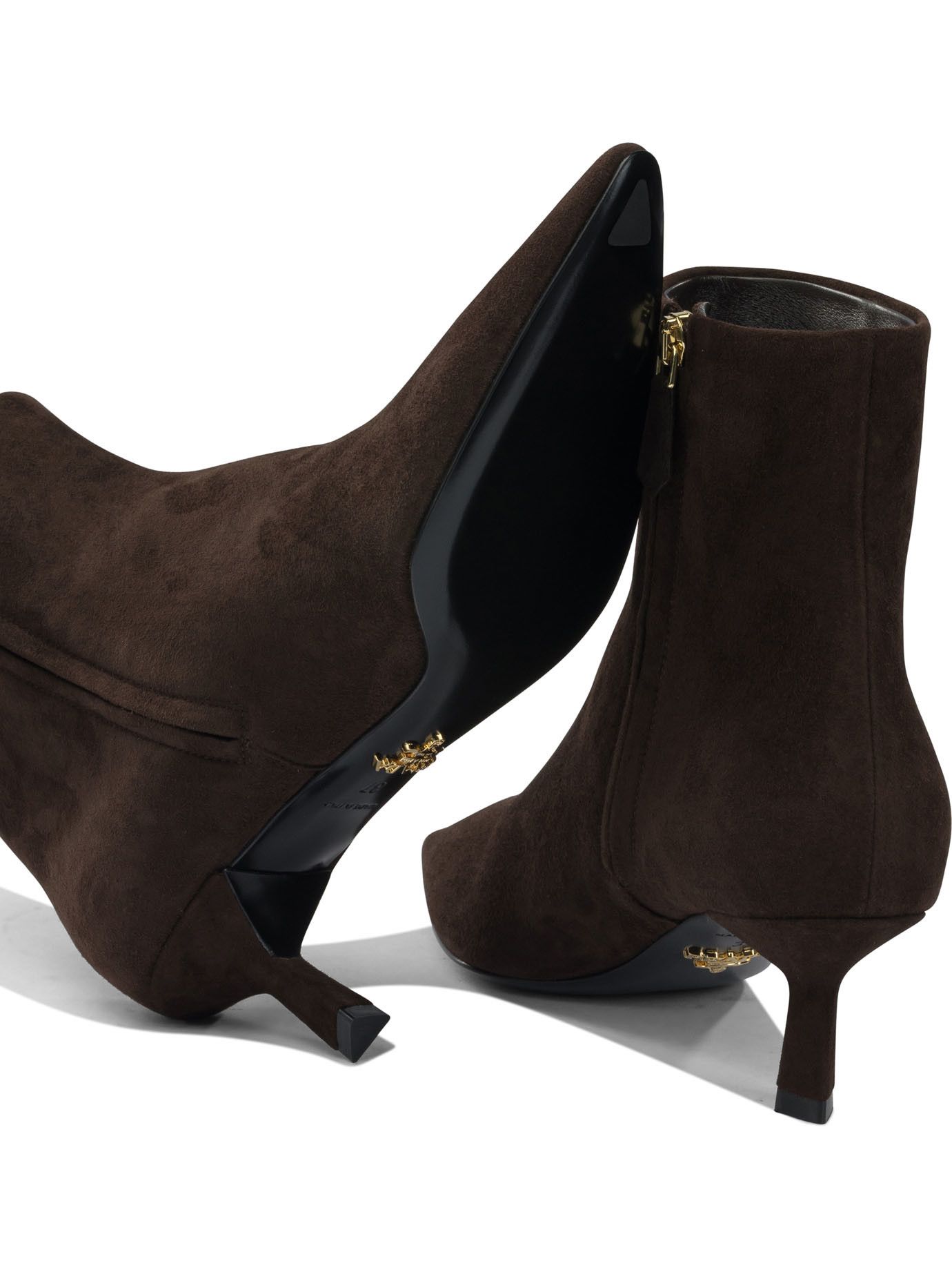 Prada Prada Logo Leather Ankle Boots 30 Mm IT 36 Women - USA Duties Paid Size US 6 / IT 36 - 5 Thumbnail