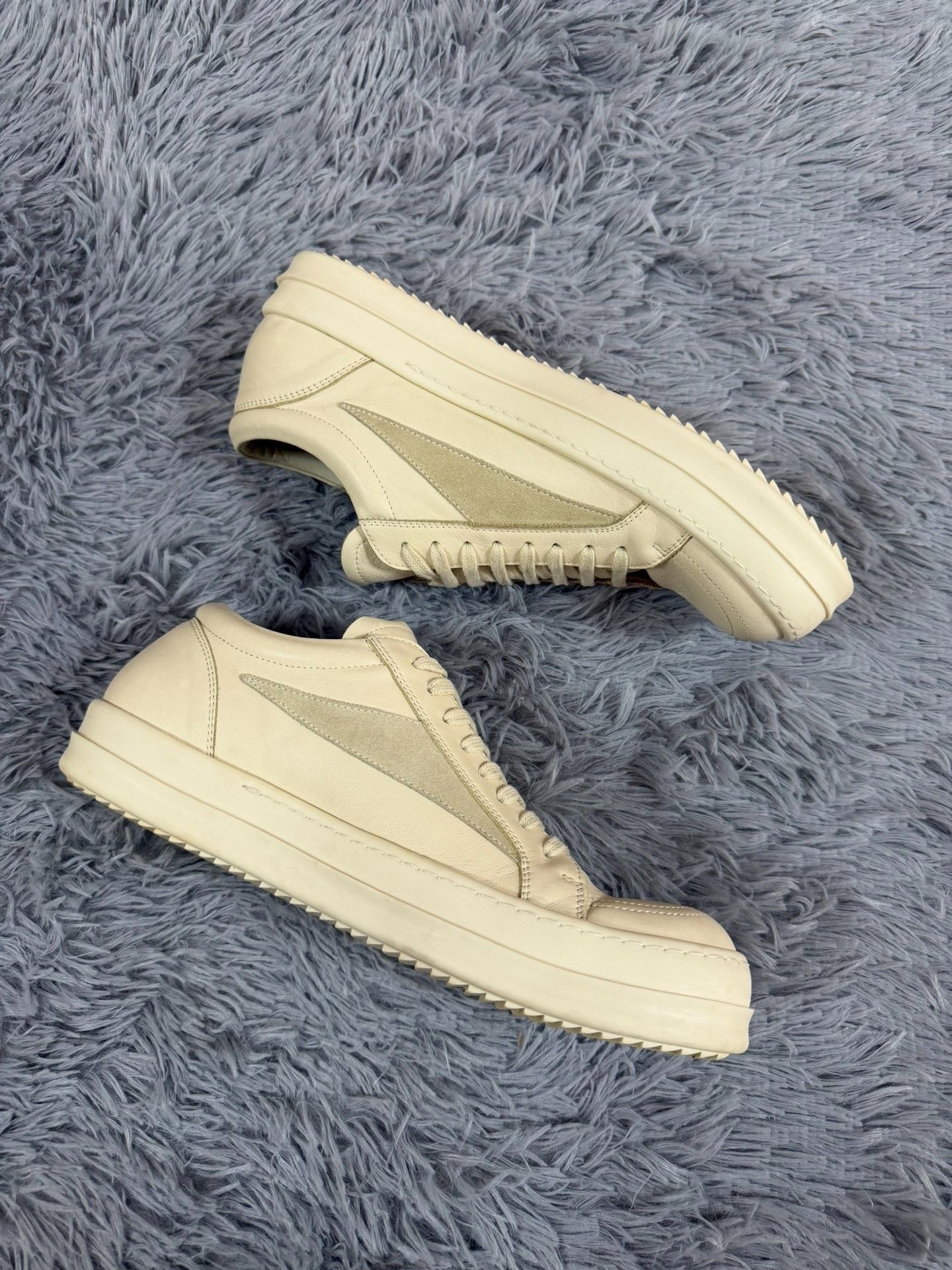Rick Owens Rick Owens White Lowtop Sneakers 43 Men Size US 10 / EU 43 - 3 Thumbnail