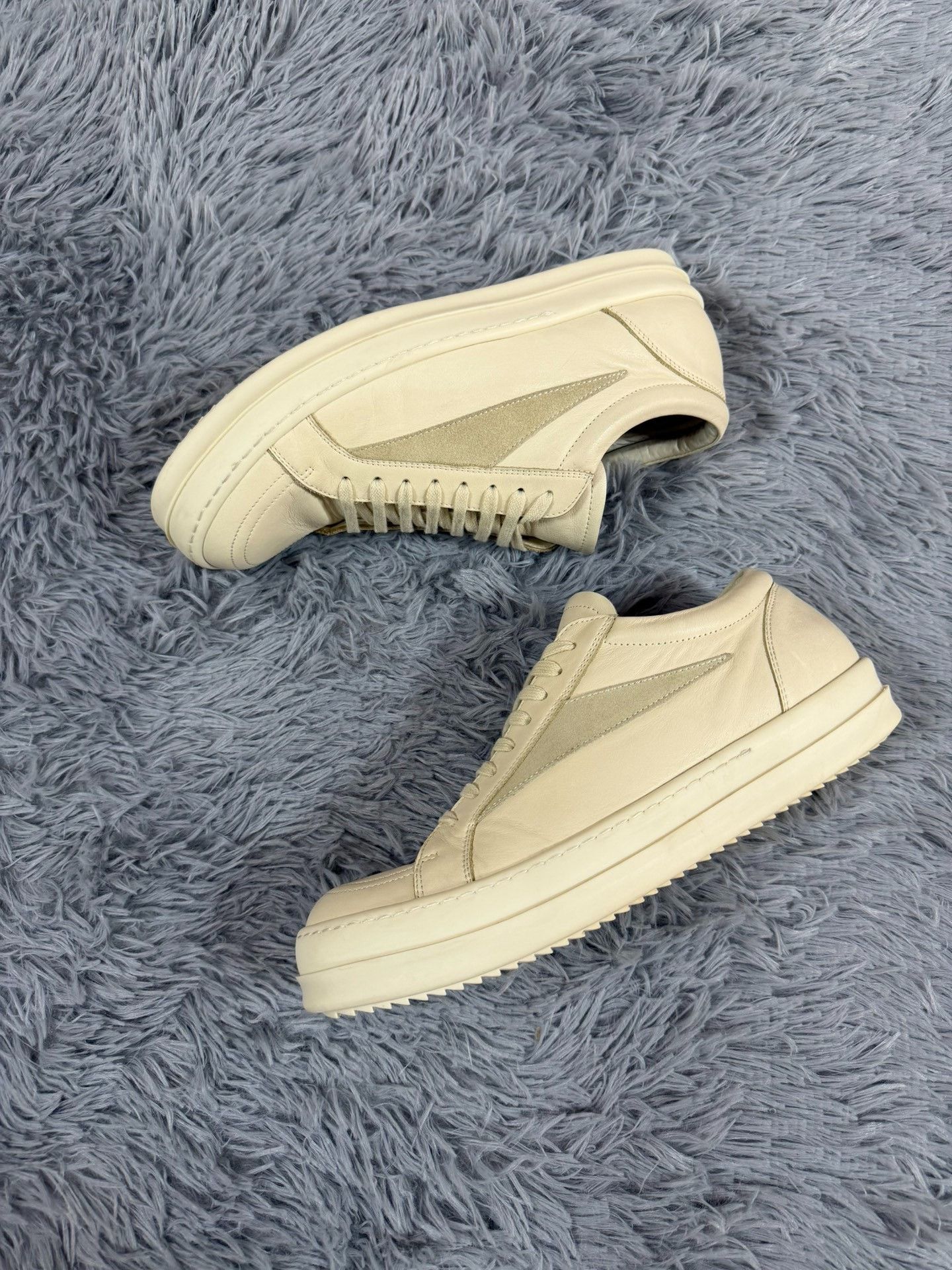 Rick Owens Rick Owens White Lowtop Sneakers 43 Men Size US 10 / EU 43 - 2 Thumbnail