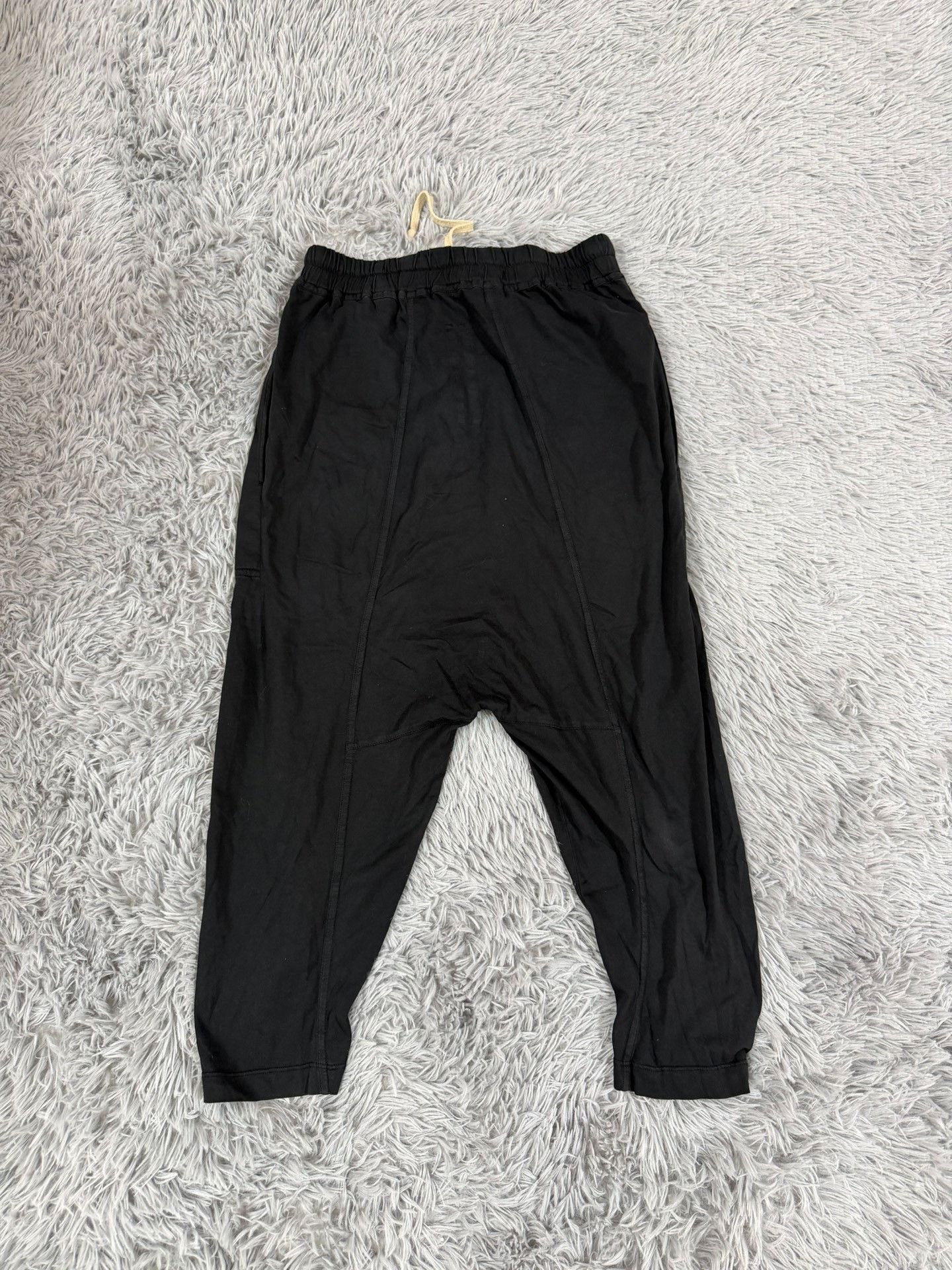 Rick Owens Rick Owens Black Cropped Pants 28 Men Size US 28 / EU 44 - 2 Thumbnail
