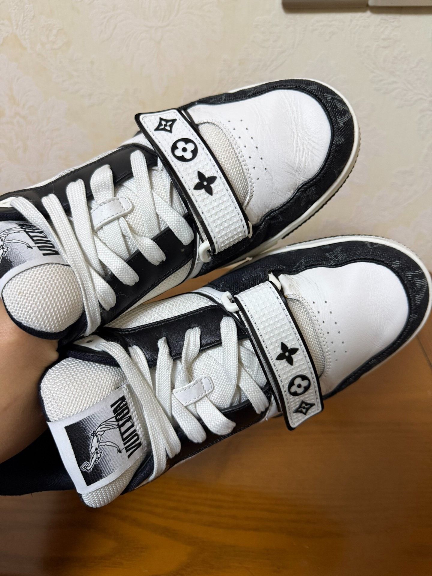 Louis Vuitton Louis Vuitton Training Denim Black Lowtop Sneakers 42 Men Size US 9 / EU 42 - 6 Thumbnail