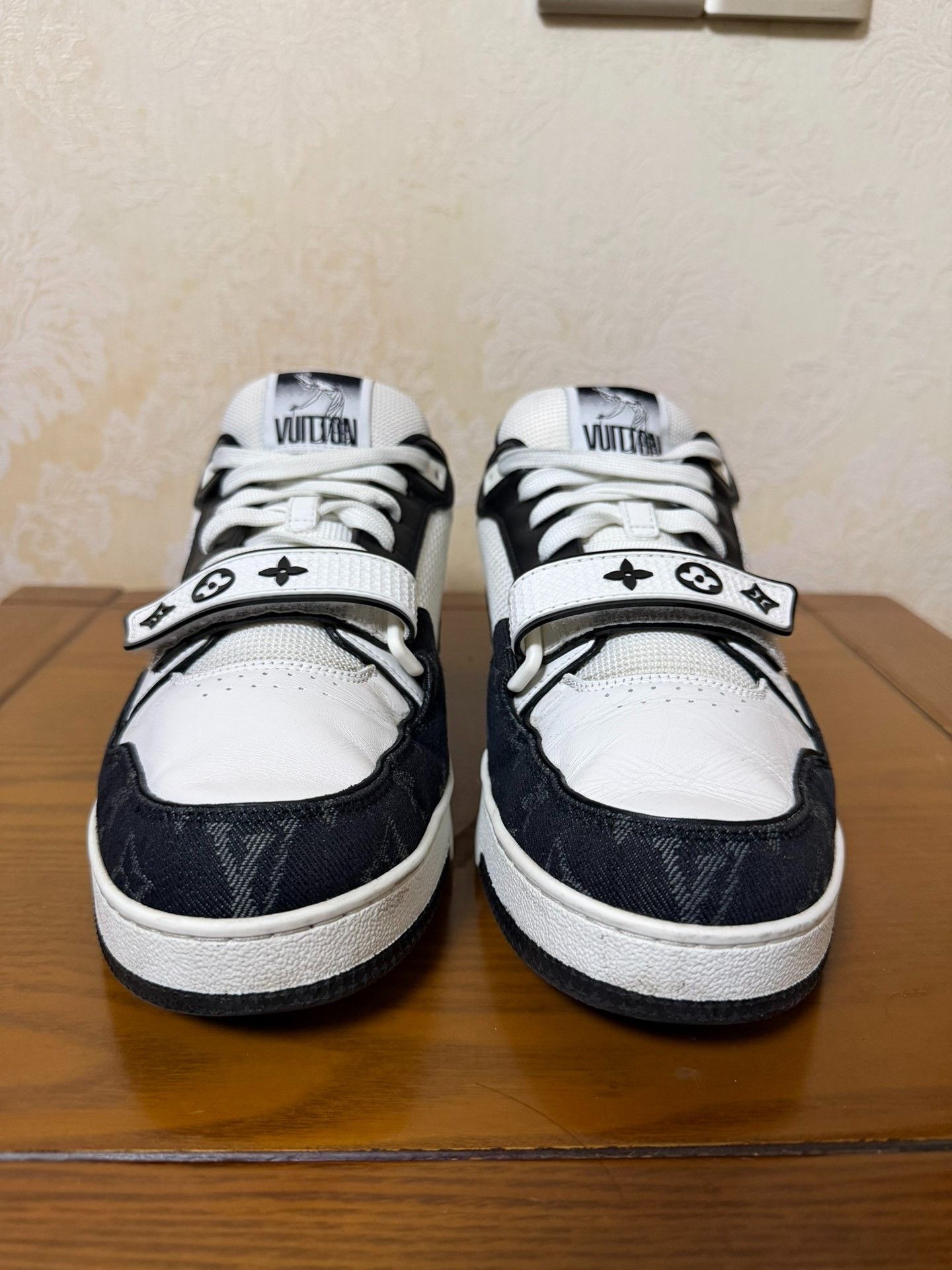 Louis Vuitton Louis Vuitton Training Denim Black Lowtop Sneakers 42 Men Size US 9 / EU 42 - 2 Thumbnail