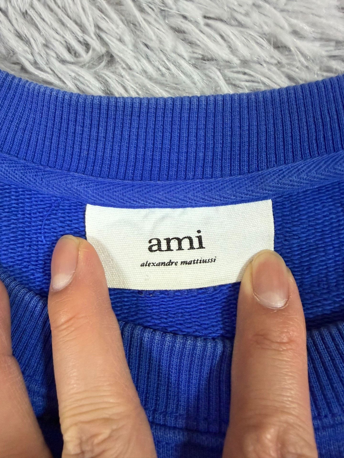 AMI AMI Blue Hoodie l Men Size US L / EU 52-54 / 3 - 3 Thumbnail