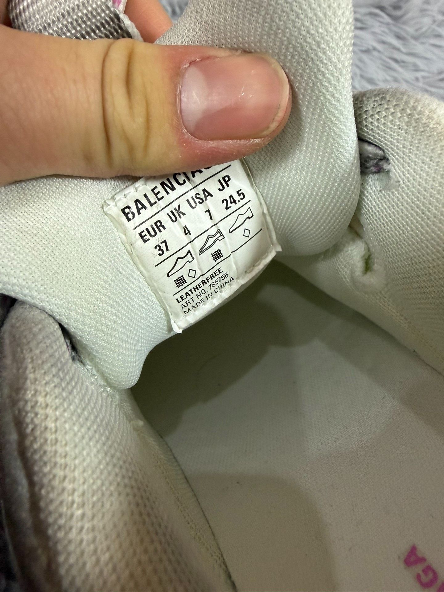 Balenciaga Balenciaga Cargo Pink Lowtop Sneakers us_7 Women Size US 7 / IT 37 - 6 Thumbnail