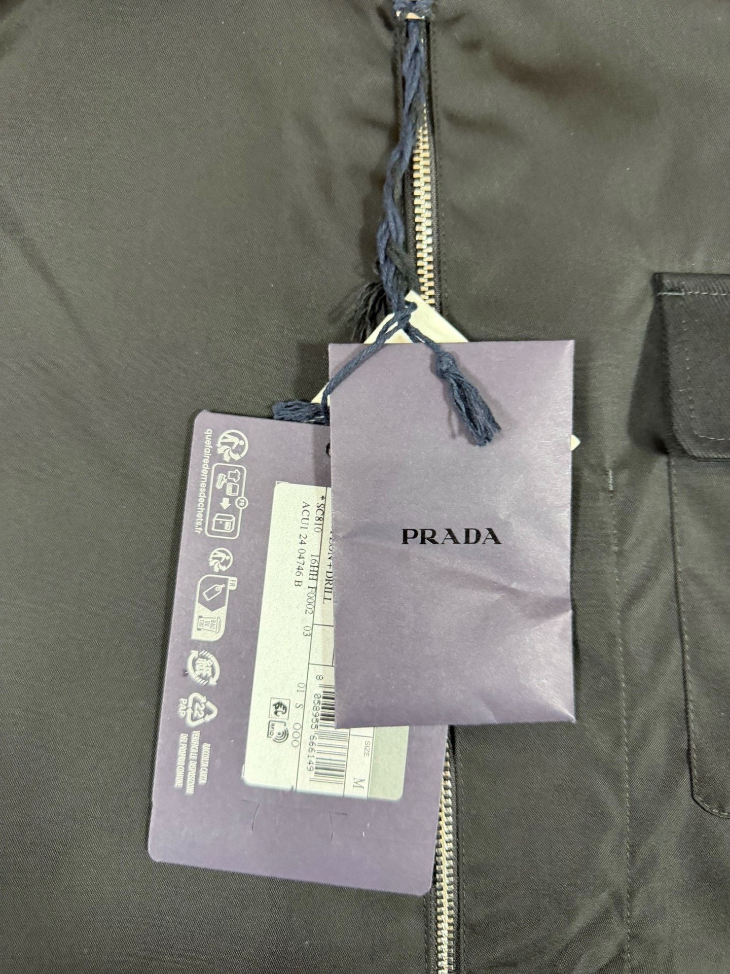 Prada Prada Nylon Black Light Jacket M Men Size US M / EU 48-50 / 2 - 3 Thumbnail