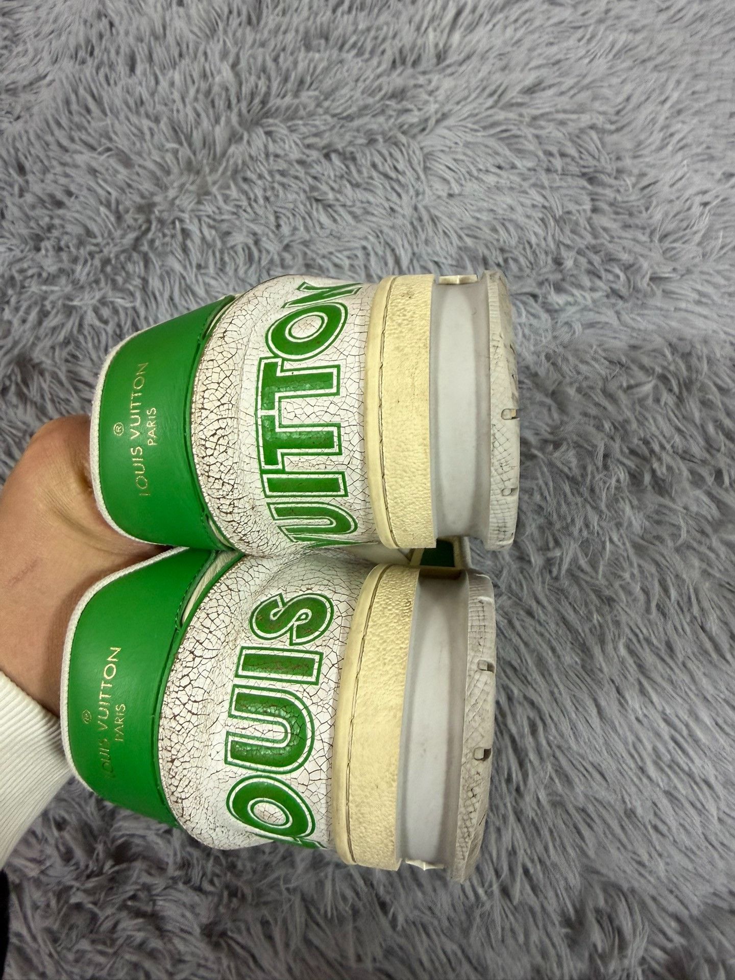 Louis Vuitton Louis Vuitton Training Green Lowtop Sneakers 6 Men Size US 6 / EU 39 - 4 Thumbnail