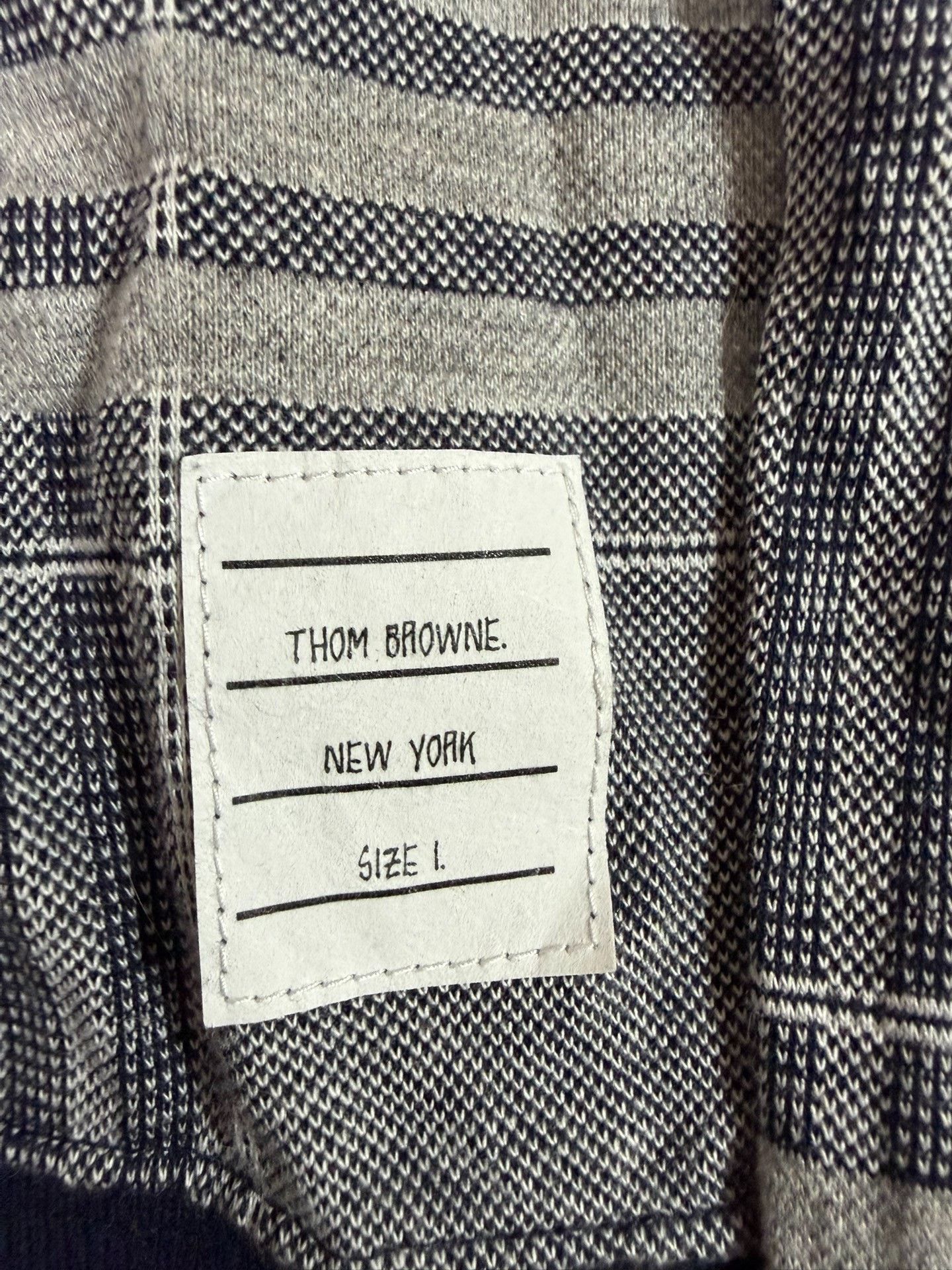 Thom Browne Thom Browne Knit Plaid Brown Sweater s Men Size US S / EU 44-46 / 1 - 4 Thumbnail