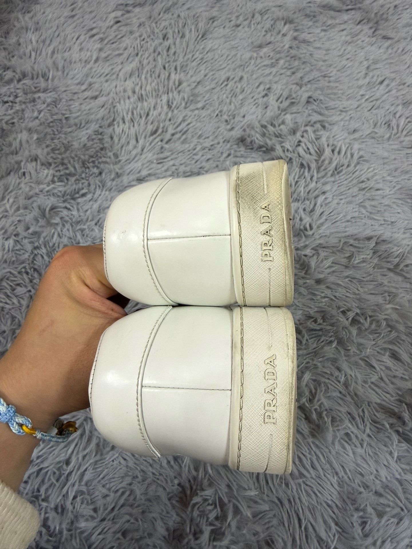 Prada Prada Retro White Lowtop Sneakers 43 Men Size US 10 / EU 43 - 4 Thumbnail