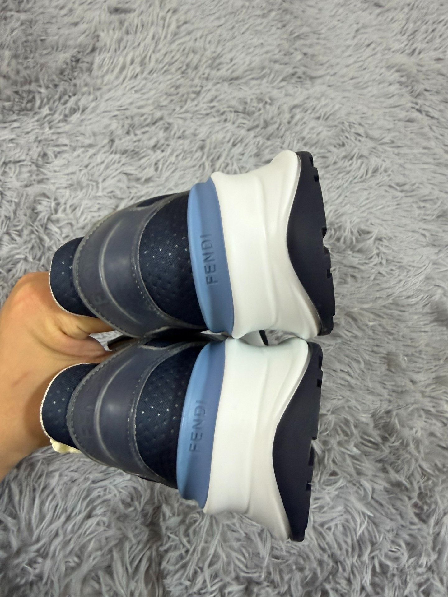 Fendi Fendi Casual Blue Lowtop Sneakers 6 Men Size US 6 / EU 39 - 4 Thumbnail
